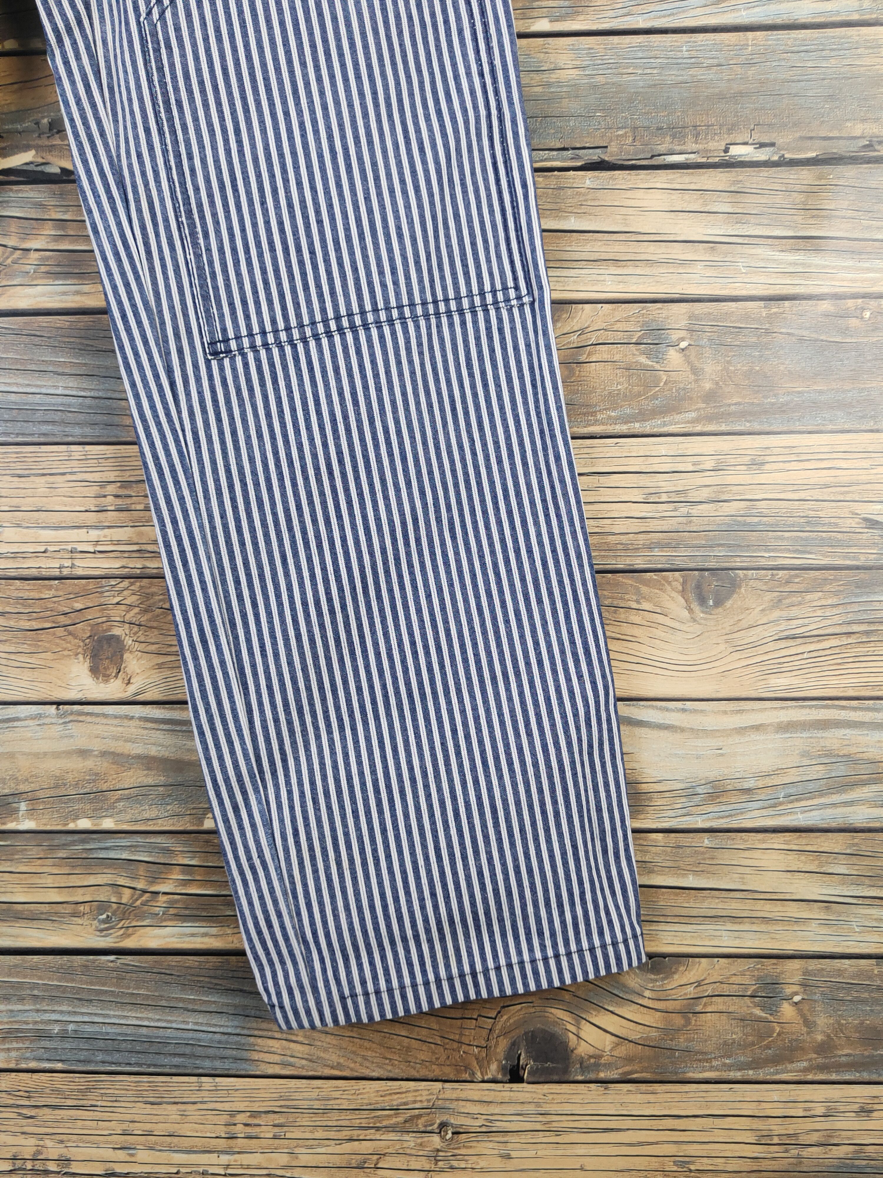 Japanese Brand DL Japanese Brand Blue White Multipocket Casual Pants #1360 Size US 30 / EU 46 - 6 Thumbnail