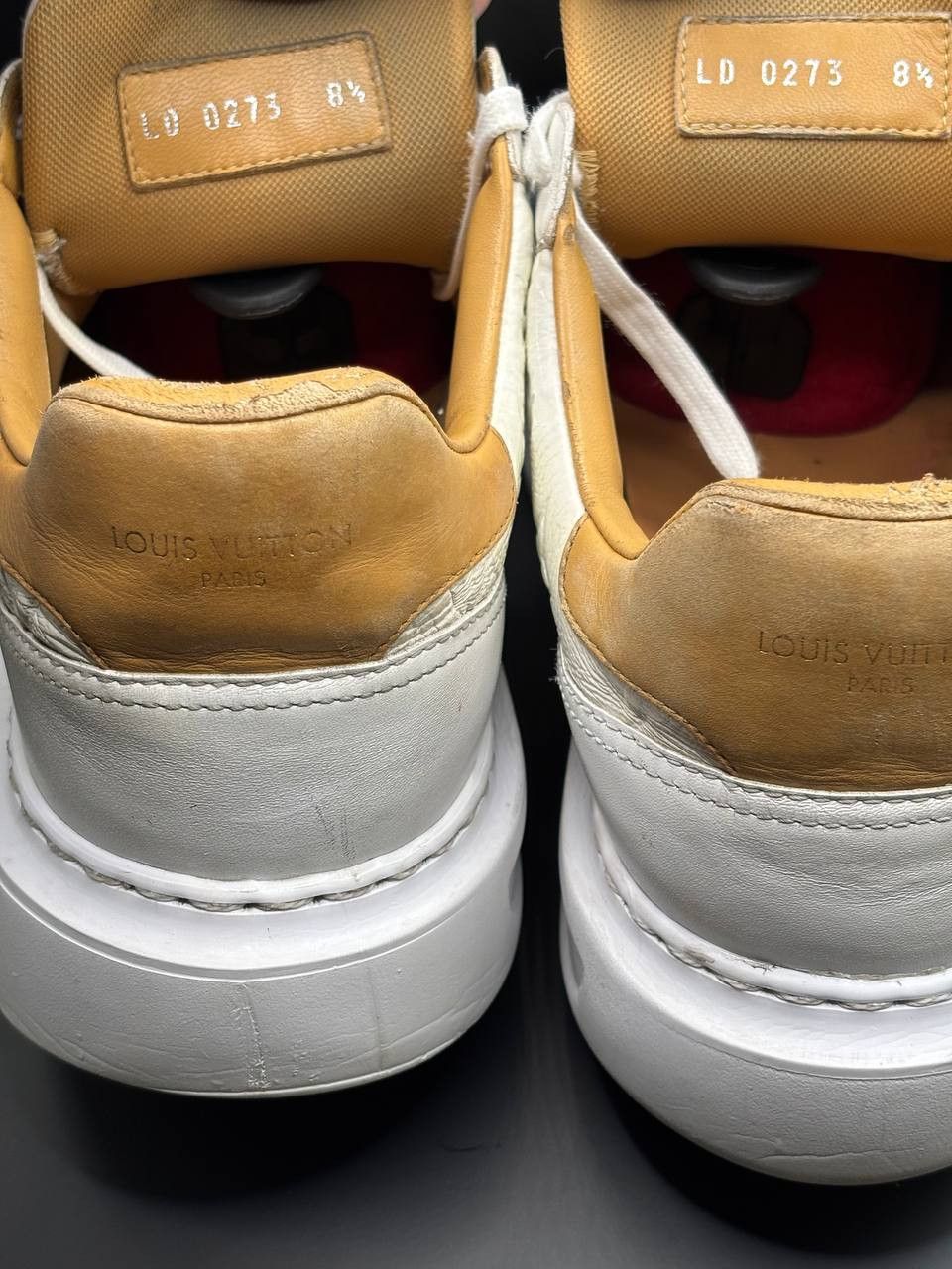 Louis Vuitton Louis Vuitton Beverly Hills Monogram Sneakers White LV 8.5 Size US 9.5 / EU 42-43 - 4 Thumbnail