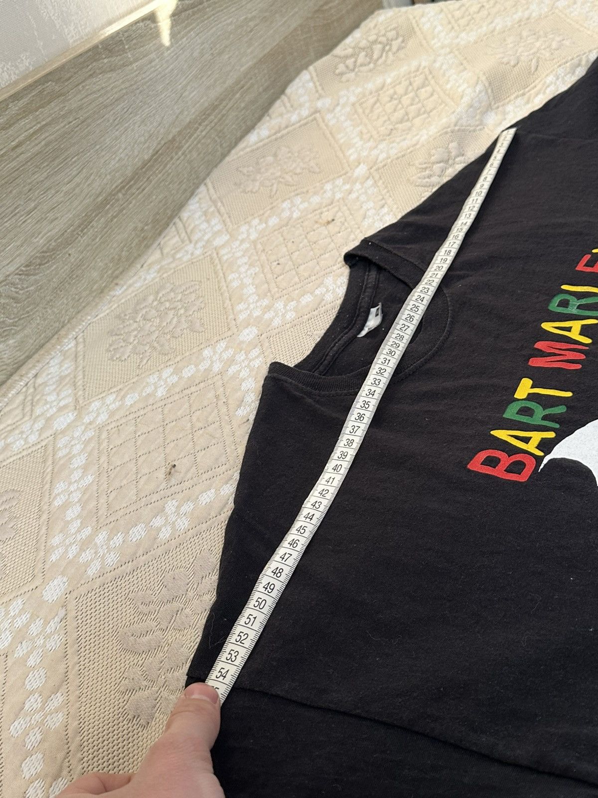 Bob Marley 🔥 90s Bart Marley Vintage Simpsons T Shirt Homer Band USA Size US XL / EU 56 / 4 - 8 Thumbnail