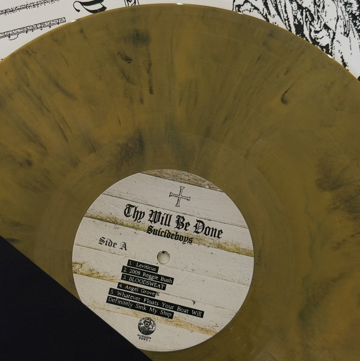G59 Records G59 $uicideboy$ THY WILL BE DONE D2C TIGER EYE Vinyl Size ONE SIZE - 4 Thumbnail