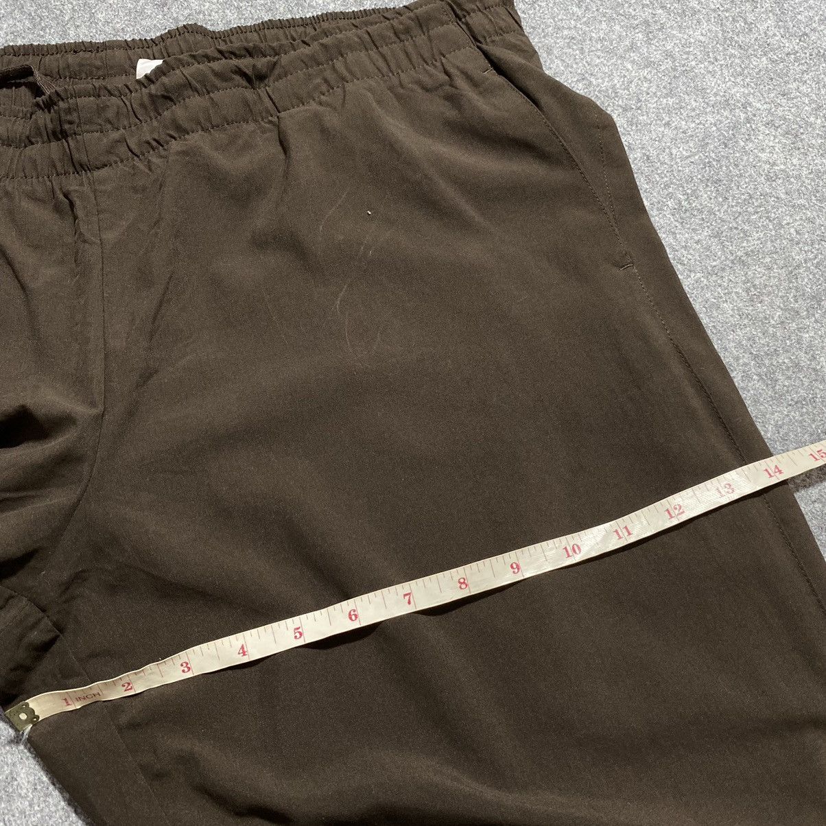 Nike × Vintage 2 item Nike Brown Pants Nylon 00s Swoosh Size US 36 / EU 52 - 11 Thumbnail