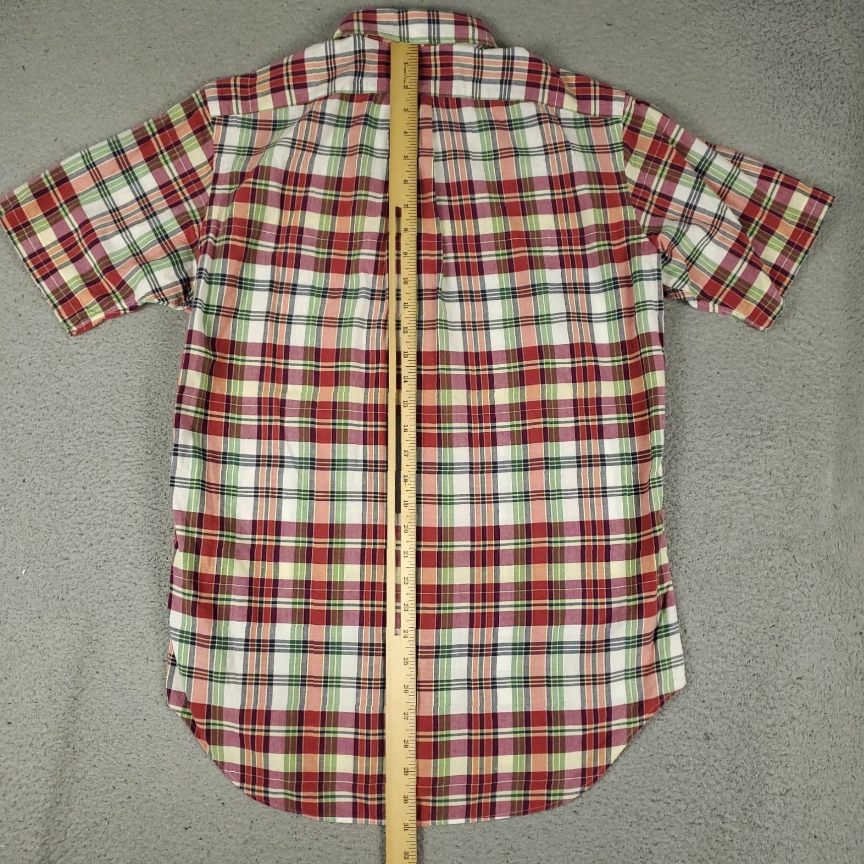 Ralph Lauren Ralph Lauren Shirt Mens Small Red Plaid Pony Casual Button-Up Short Sleeve Size US S / EU 44-46 / 1 - 4 Thumbnail