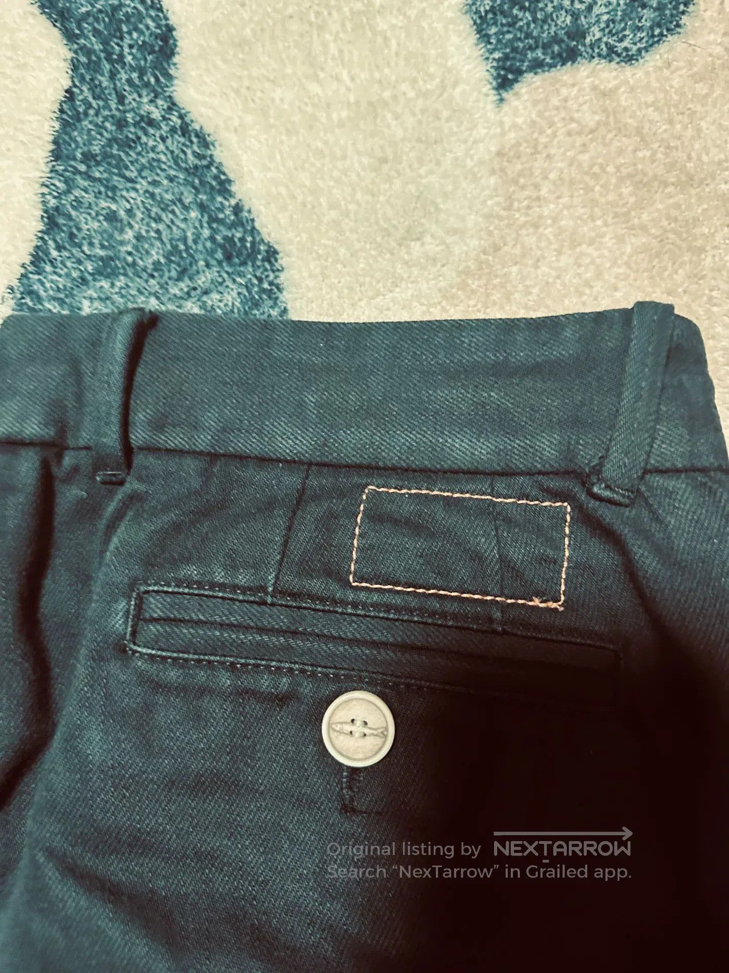 Japanese Brand Fortela Italian Selvedge Black Casual Pants. Size US 32 / EU 48 - 4 Thumbnail