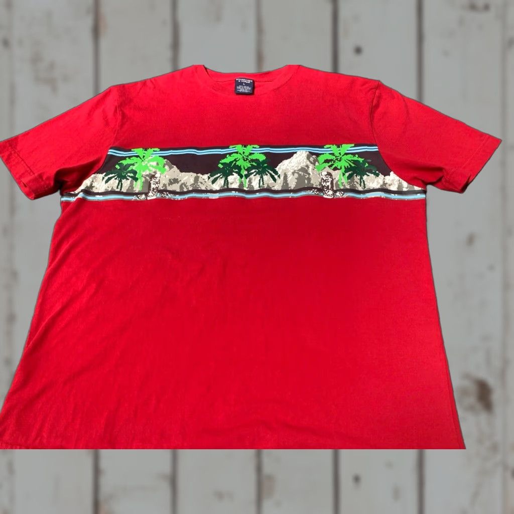Roundtree & Yorke ROUNDREE & YORKE Red Crew Neck T-Shirt Large 100% Cotton Mens Size US L / EU 52-54 / 3 - 1 Thumbnail
