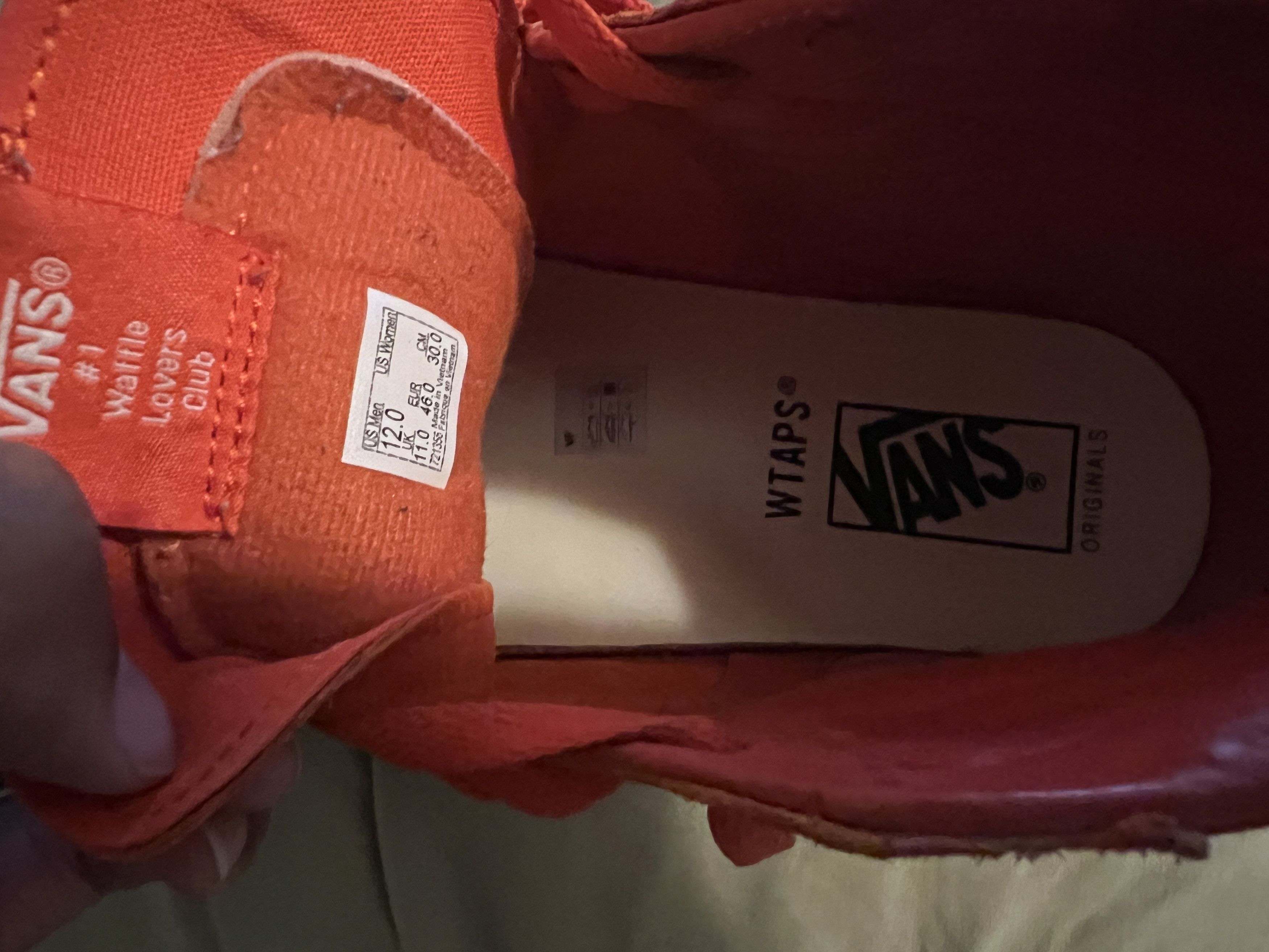 Wtaps Wtaps X Vans Size US 12 / EU 45 - 6 Thumbnail