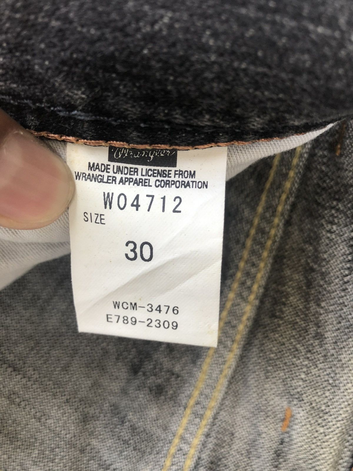 If Six Was Nine Japanese Wrangler Flared Jeans Distressed Size US 30 / EU 46 - 18 Thumbnail