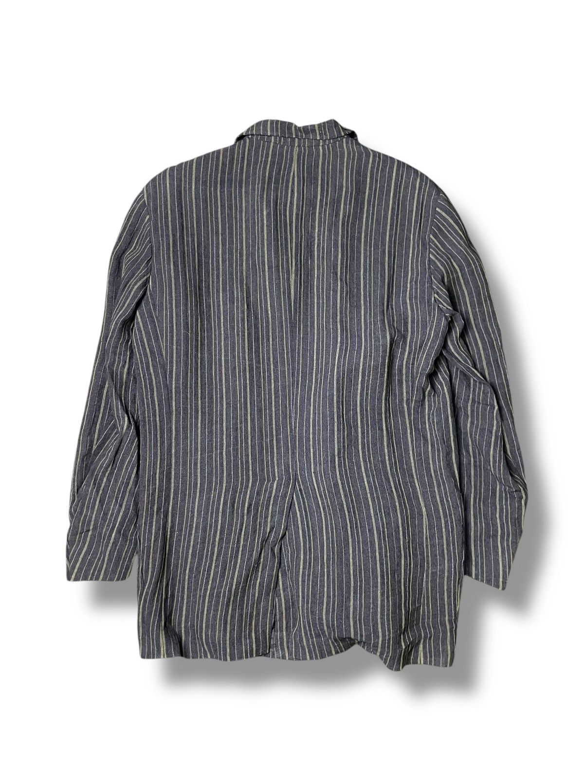 Donna Karan × Japanese Brand × Vintage Vintage Donna Karan Signature Stripe Coat (71) Size US S / EU 44-46 / 1 - 9 Thumbnail