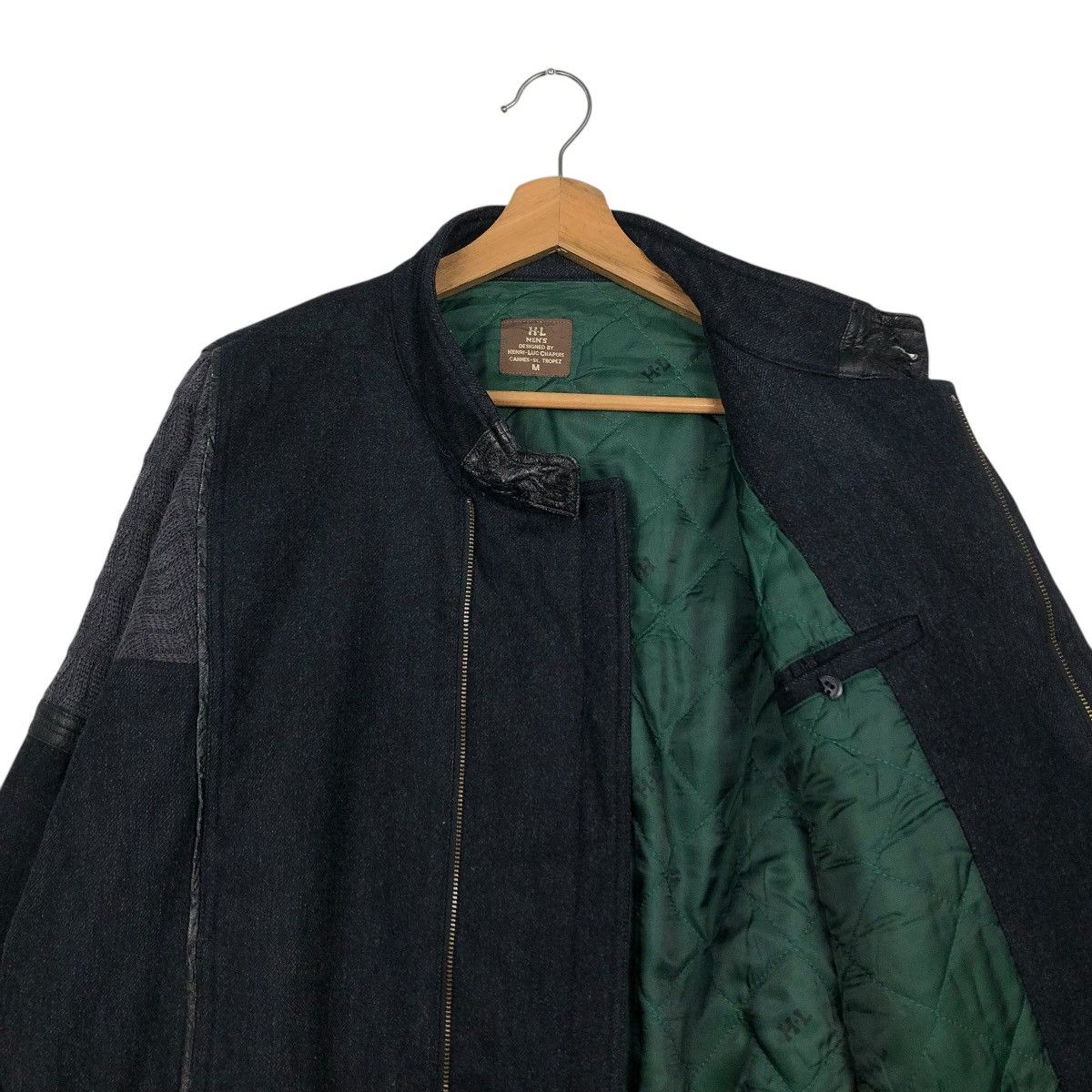 Japanese Brand 🔥VINTAGE BOMBER JACKET WOOL HENRI LUC CHAPUIS ISSEY MIYAKE Size US M / EU 48-50 / 2 - 14 Thumbnail