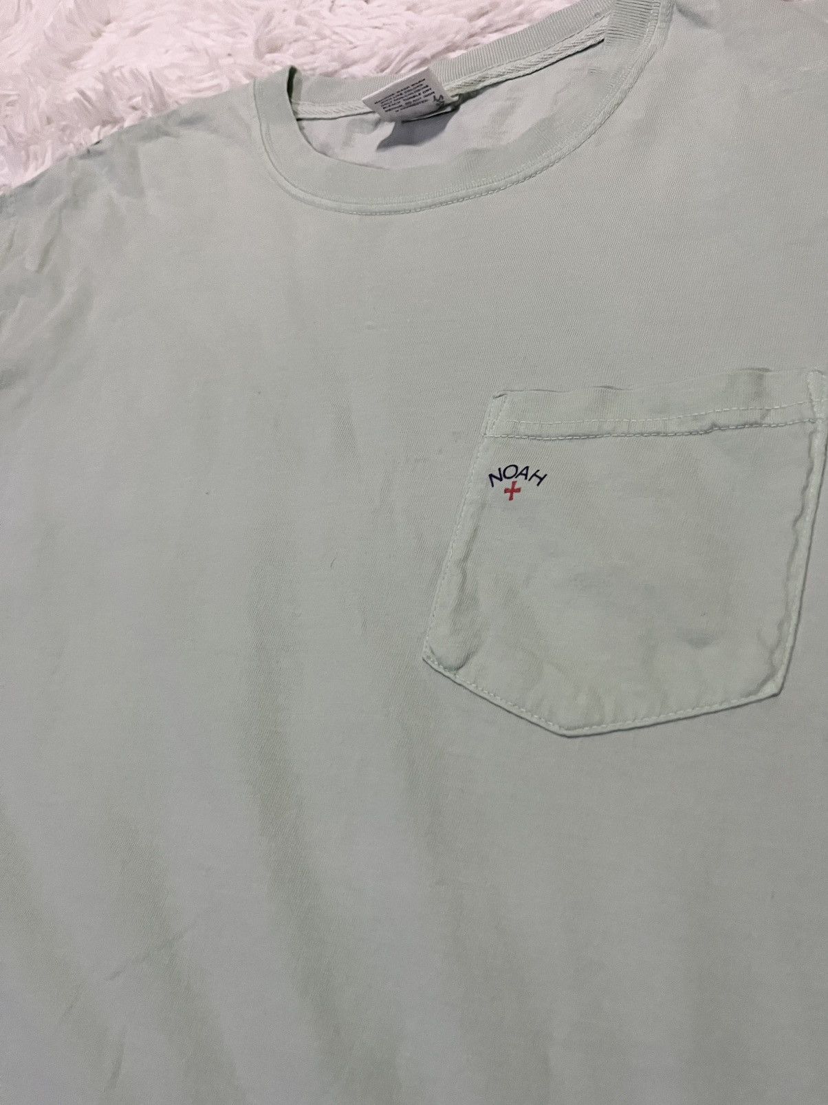 Noah Noah Pocket Tee - Mint Green Size US M / EU 48-50 / 2 - 3 Thumbnail