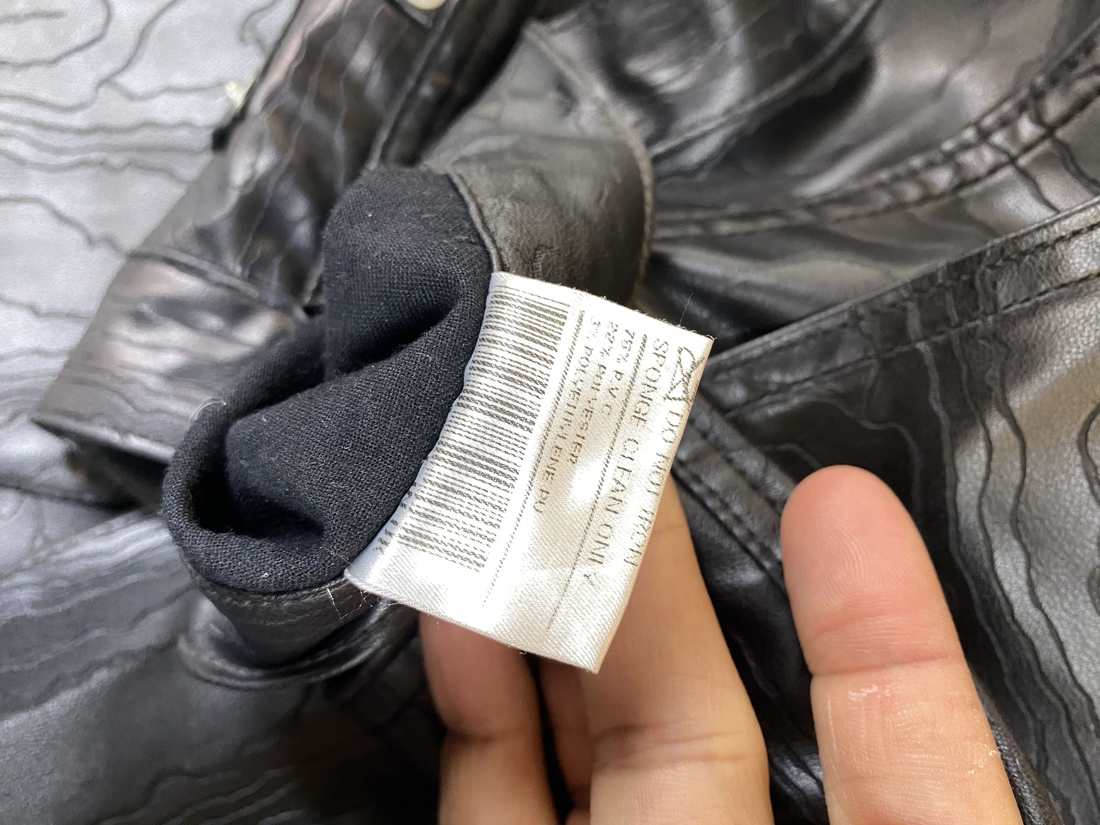 Dexter Wong 1990s DEXTER WONG FAUX LEATHER topography PANTS SIZE 30 Size US 30 / EU 46 - 7 Thumbnail