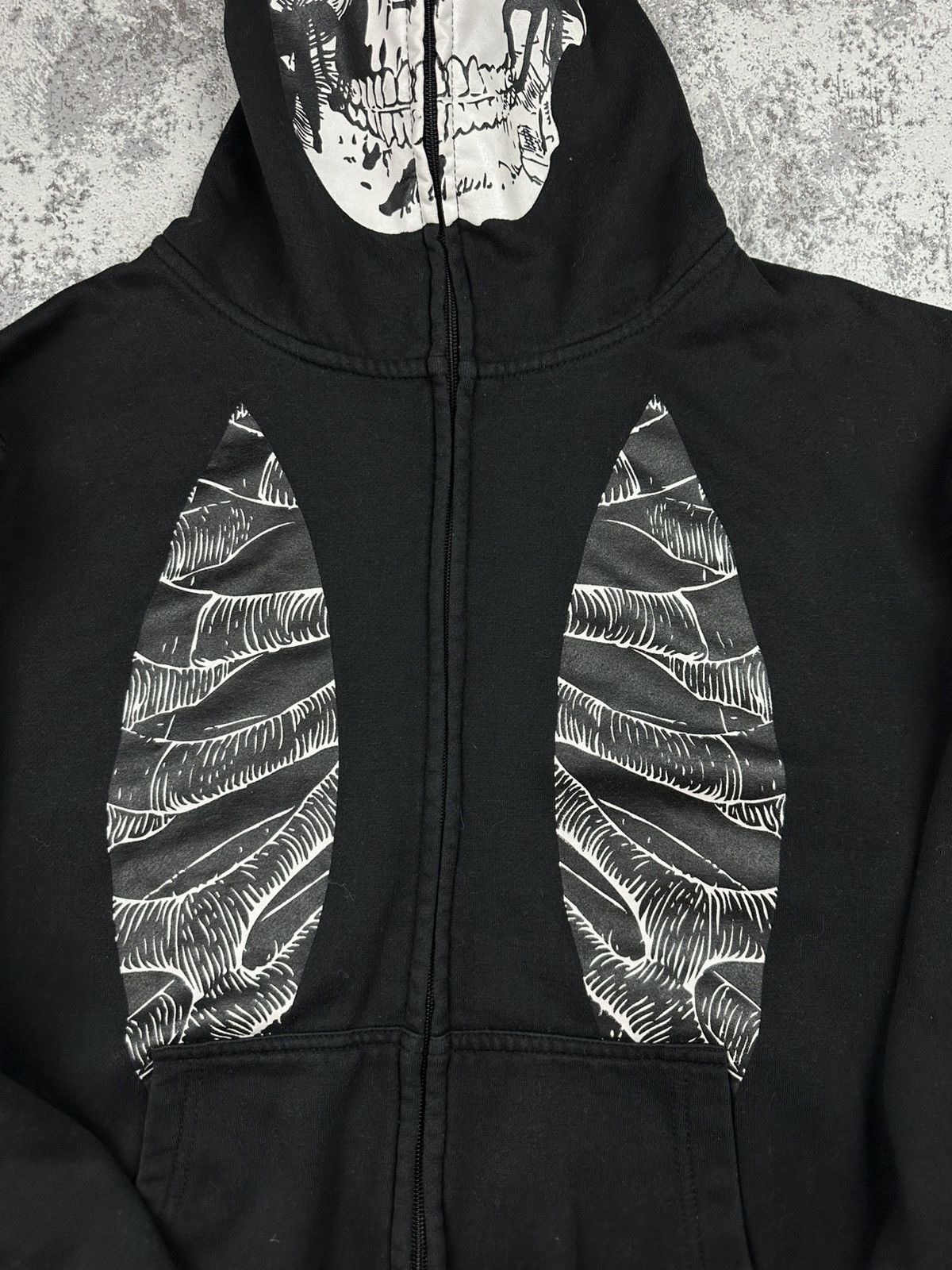 No Fear Y2K No Fear Skeleton Full Zip Hoodie Skull Mask Size US S / EU 44-46 / 1 - 2 Thumbnail