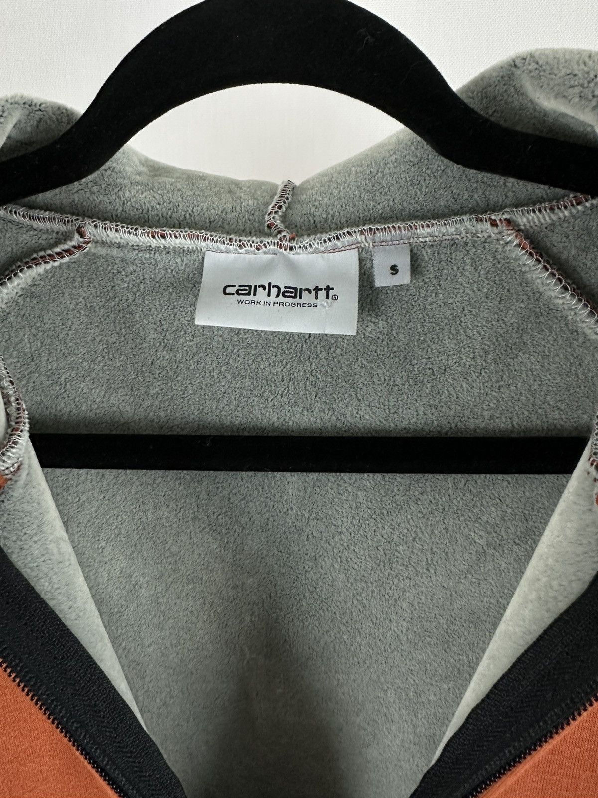 Carhartt Carhartt Zip-Up Hoodie Orange Full Zip Sweatshirt Size Small Size US S / EU 44-46 / 1 - 4 Thumbnail