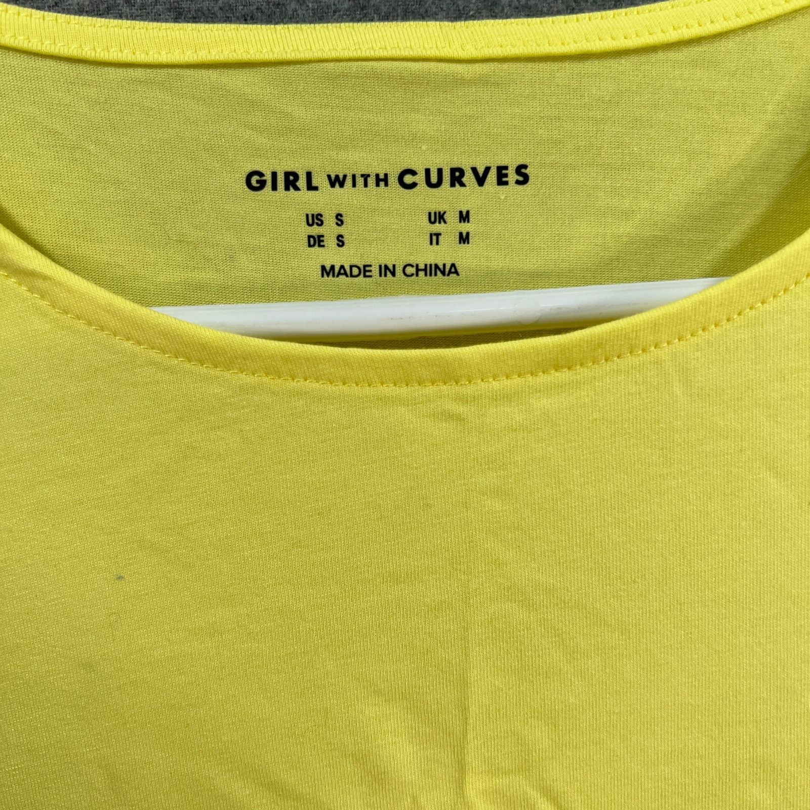 Other Girl With Curves Scoop Neck Knit Top Lemon, Small Size S / US 4 / IT 40 - 3 Thumbnail