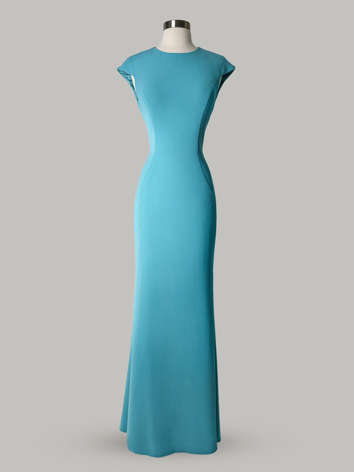 Other Brand New US 6 Jovani Maxi Evening Dress in Tiffany Color Size M / US 6-8 / IT 42-44 - 1 Thumbnail