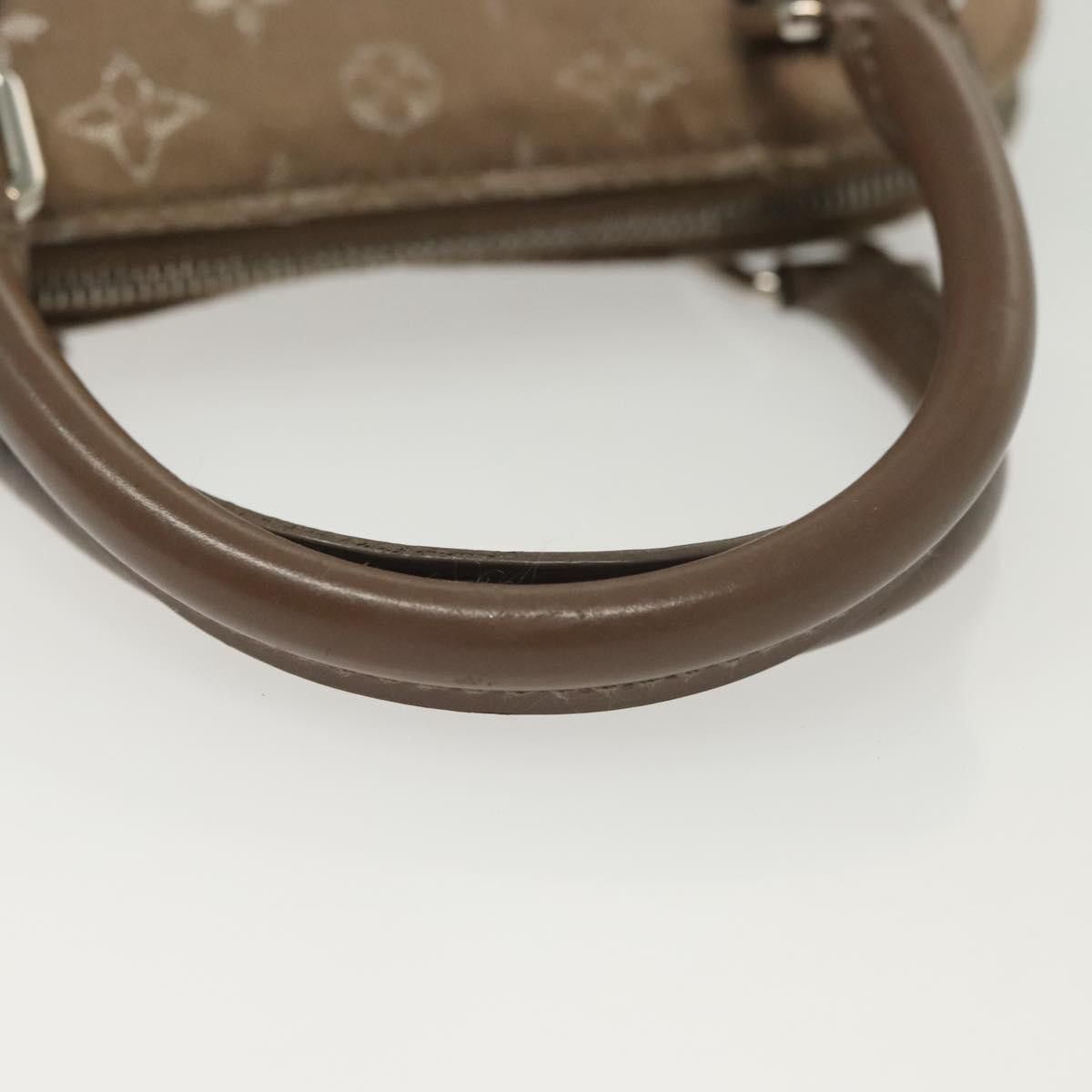 Louis Vuitton LOUIS VUITTON Monogram Satin Little Alma Hand Bag Gray Size ONE SIZE - 8 Thumbnail