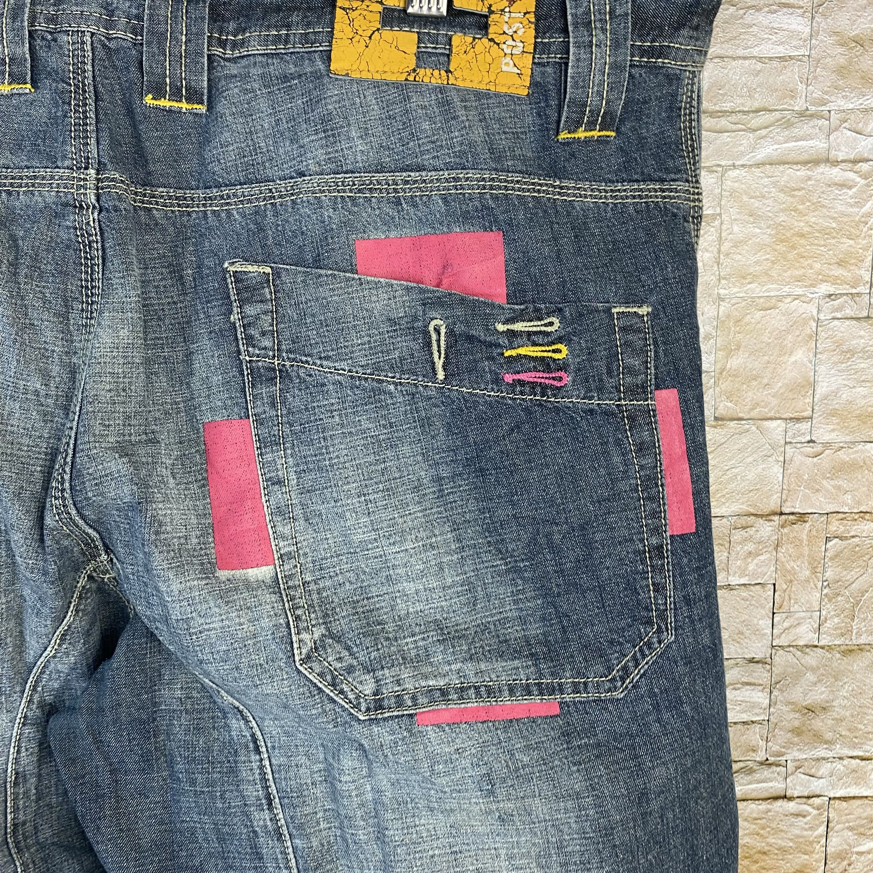 Japanese Brand Post Blue vintage Denim Pants #7590 Size US 36 / EU 52 - 18 Thumbnail