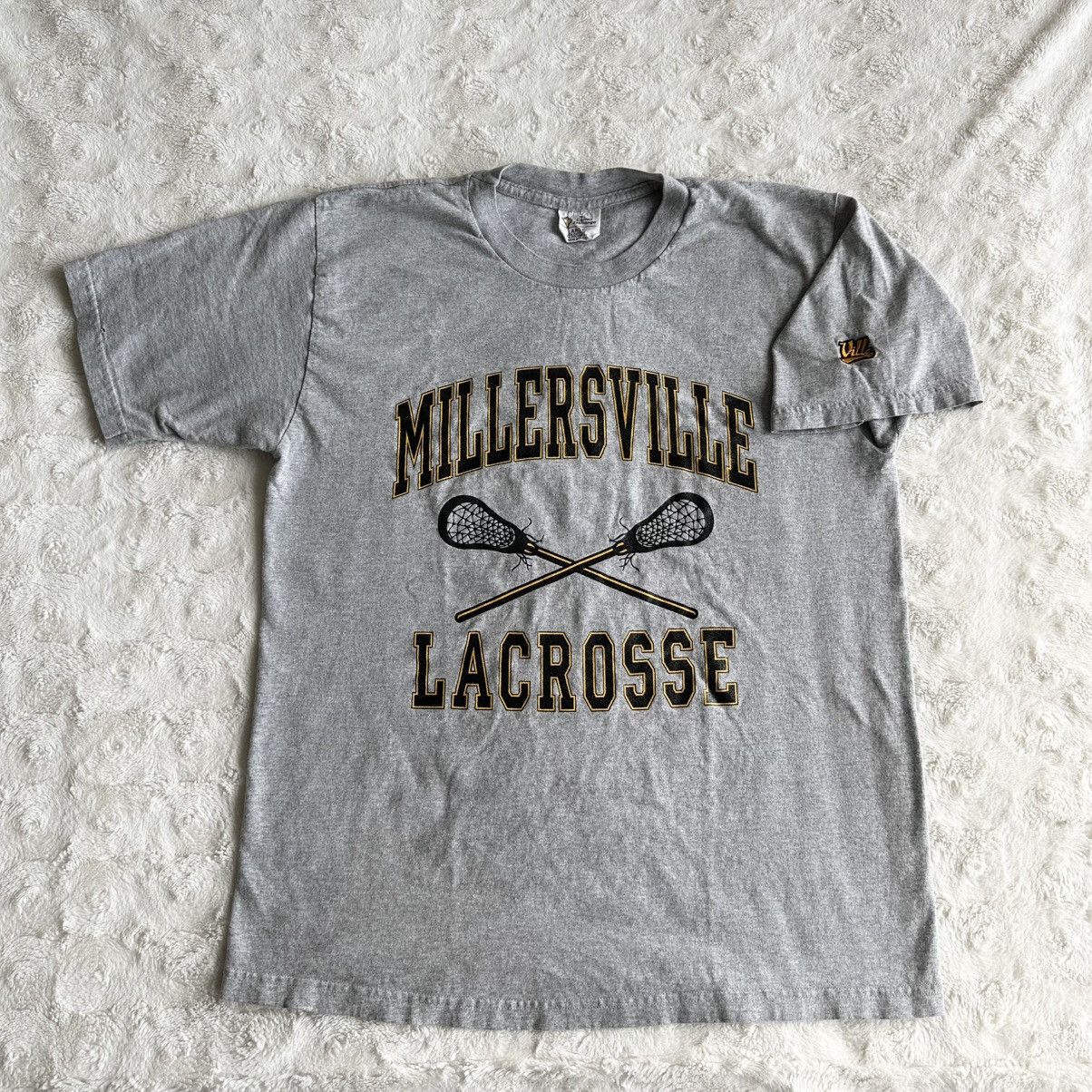 Other Vintage Millersville Shirt Tee Mens Large Gray Lacrosse Lax Size US L / EU 52-54 / 3 - 1 Thumbnail