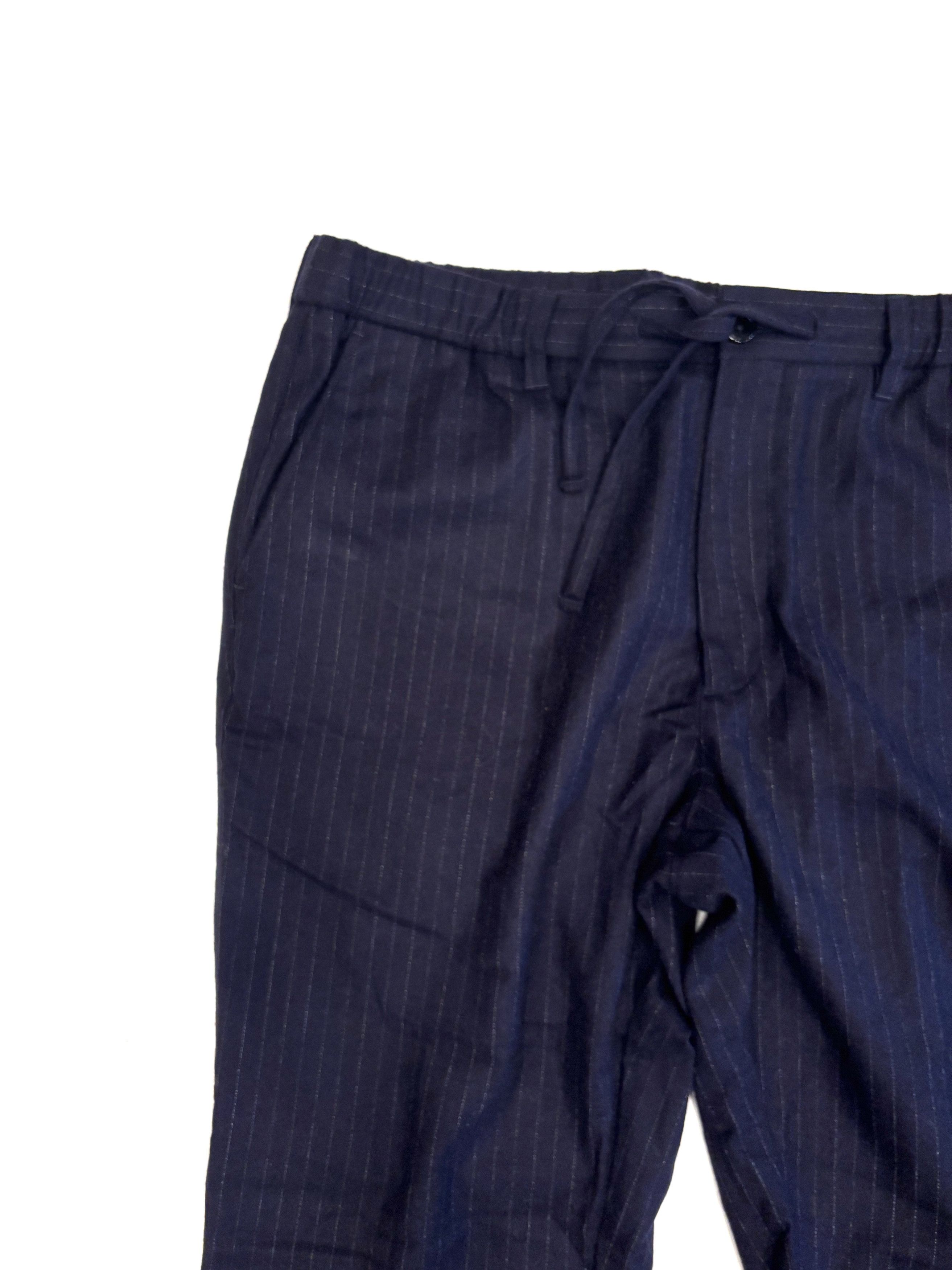 Other RIVAY Cashmere Trouser in Navy Chalkstripe - Size XL Size US 38 / EU 54 - 3 Thumbnail