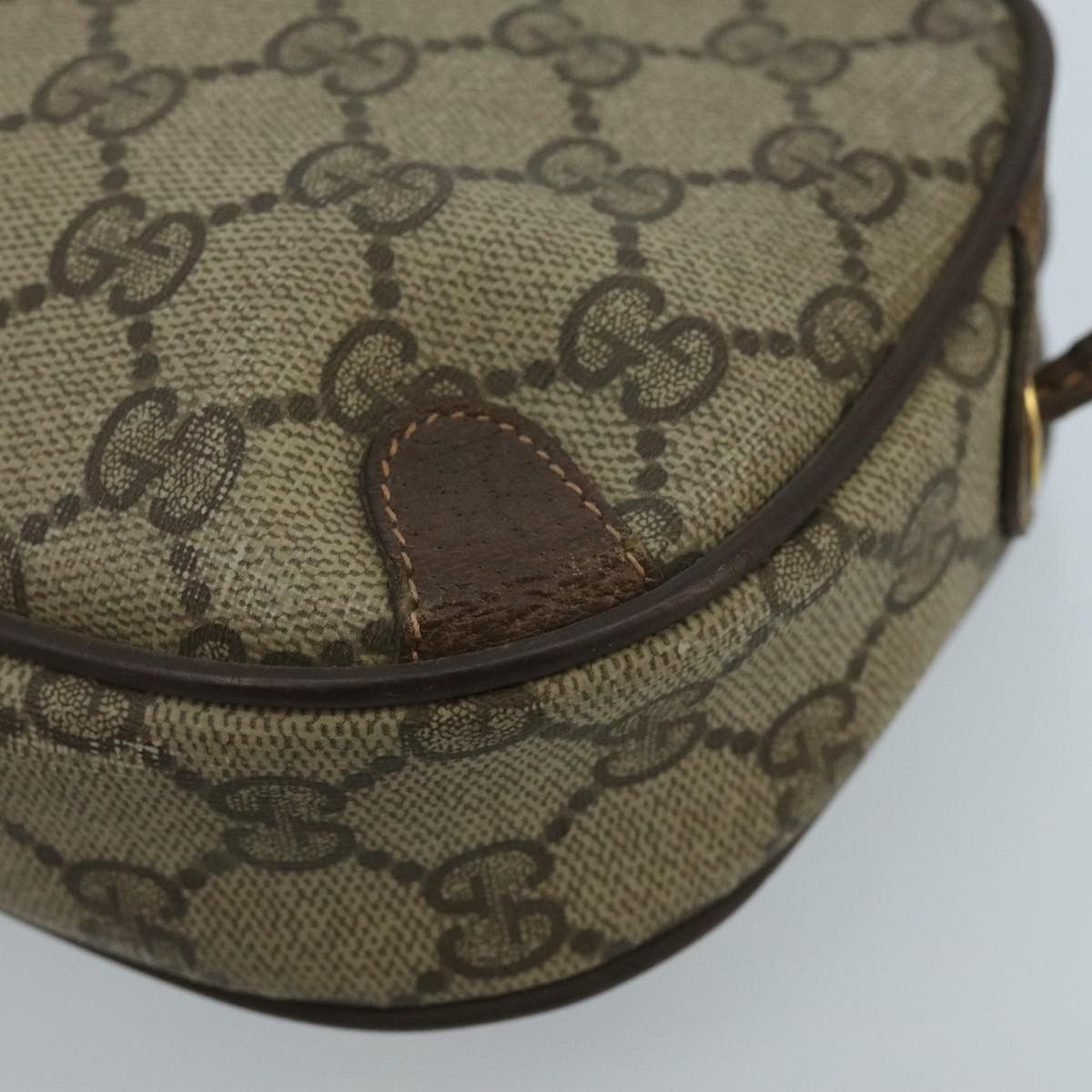 Gucci GUCCI GG Supreme Web Sherry Line Shoulder Bag Pvc Beige 89 Size ONE SIZE - 10 Thumbnail