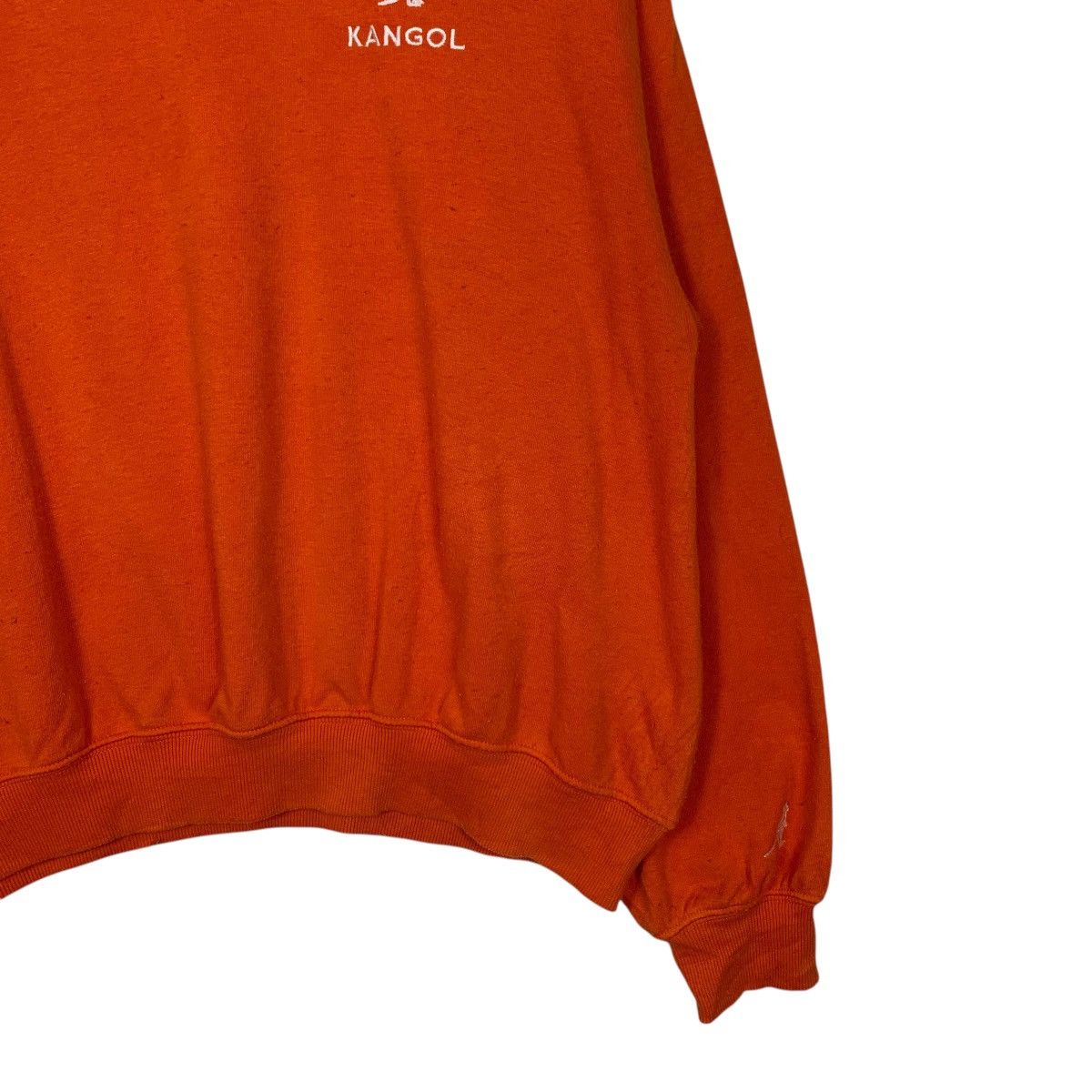 Kangol KANGOL Big Logo Orange Crewneck Sweatshirt #1554-C70 Size US L / EU 52-54 / 3 - 5 Thumbnail