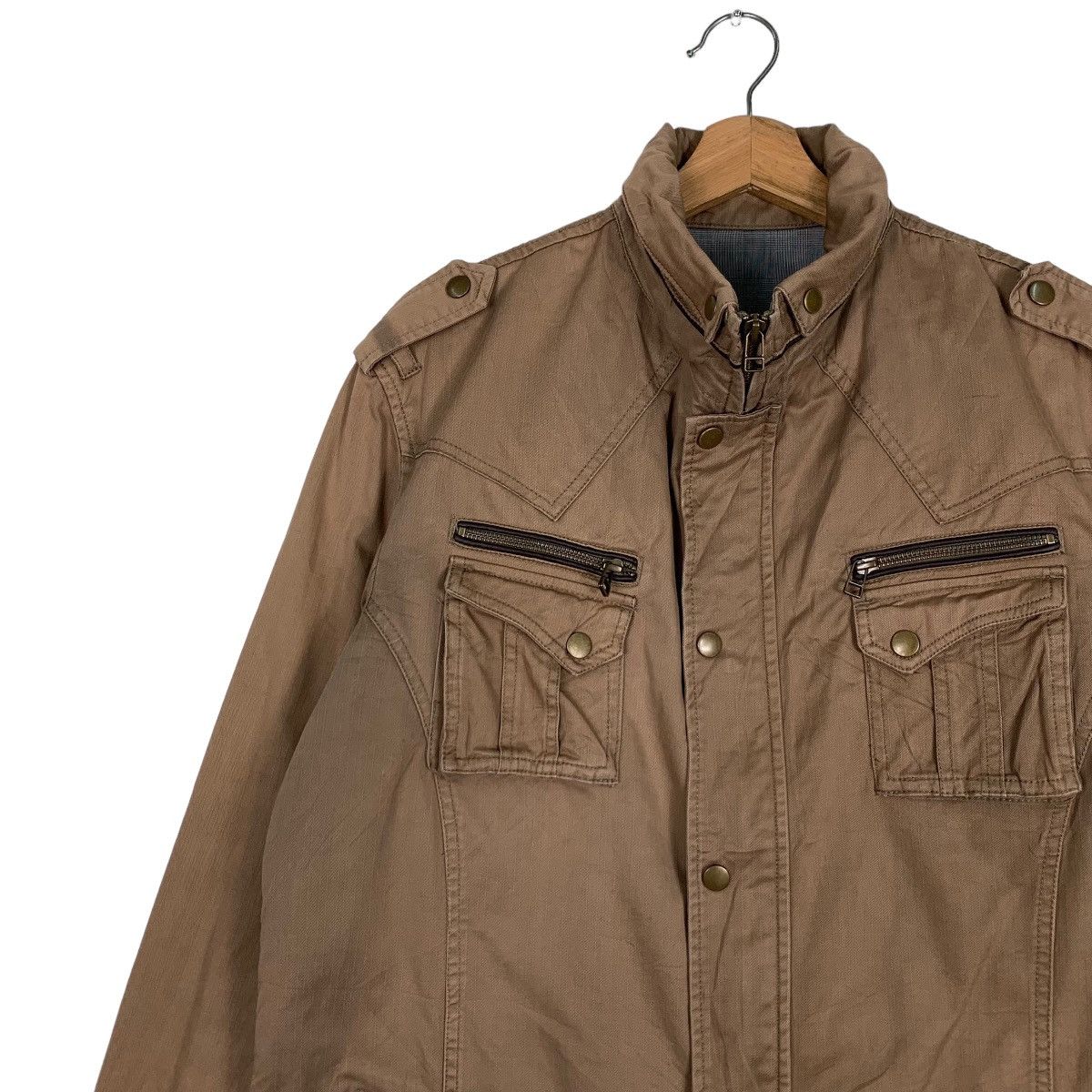 Michel Klein MICHEL KLEIN HOMME Paris Four Pocket Chore Jacket #0644-C30 Size US M / EU 48-50 / 2 - 6 Thumbnail