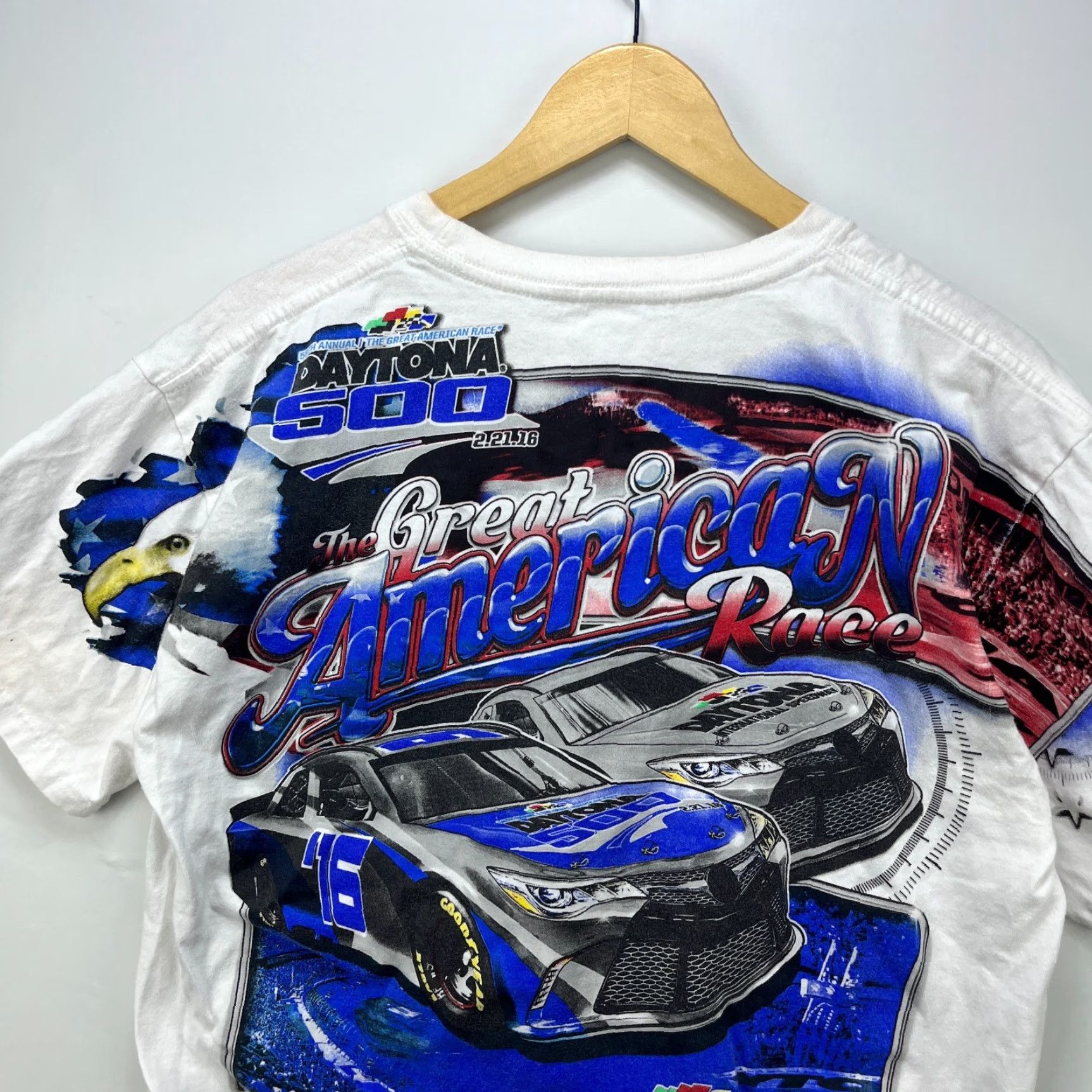 NASCAR Vintage NASCAR USA Racing Daytona T-Shirt Large White User: Vintage NASCAR USA Racing Daytona T-Shirt Large White Size US L / EU 52-54 / 3 - 5 Thumbnail
