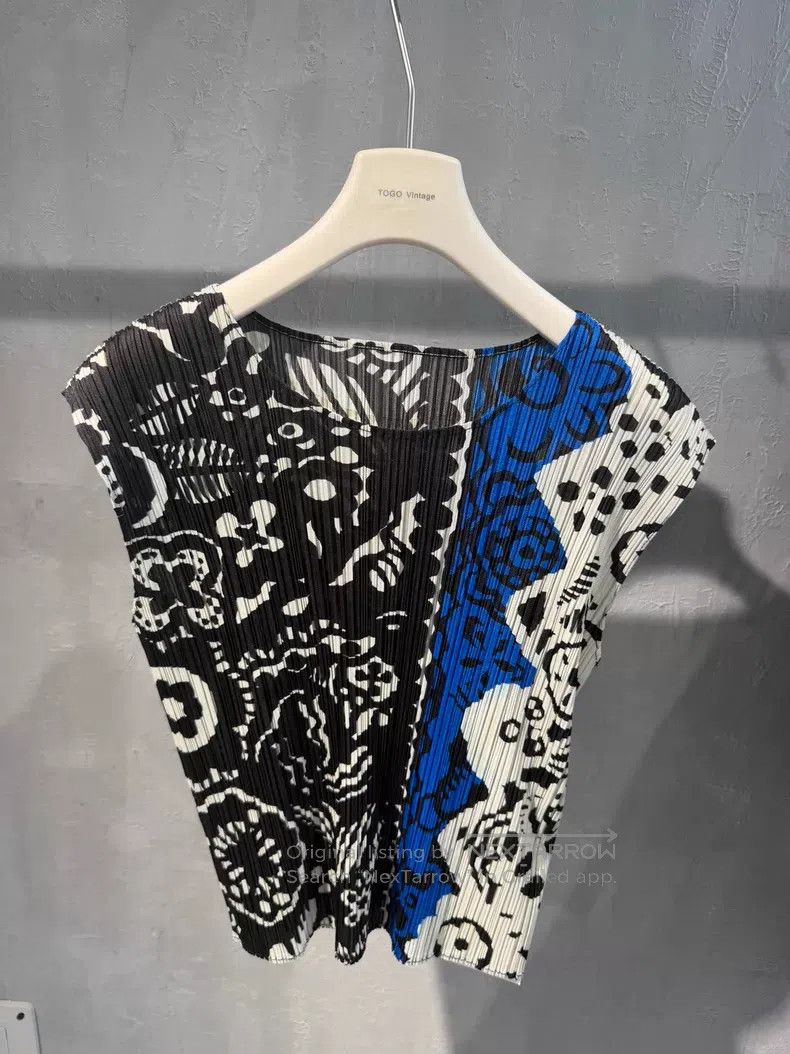 Issey Miyake Issey Miyake Color-Blocked Vest Size XL / US 12-14 / IT 48-50 - 1 Thumbnail