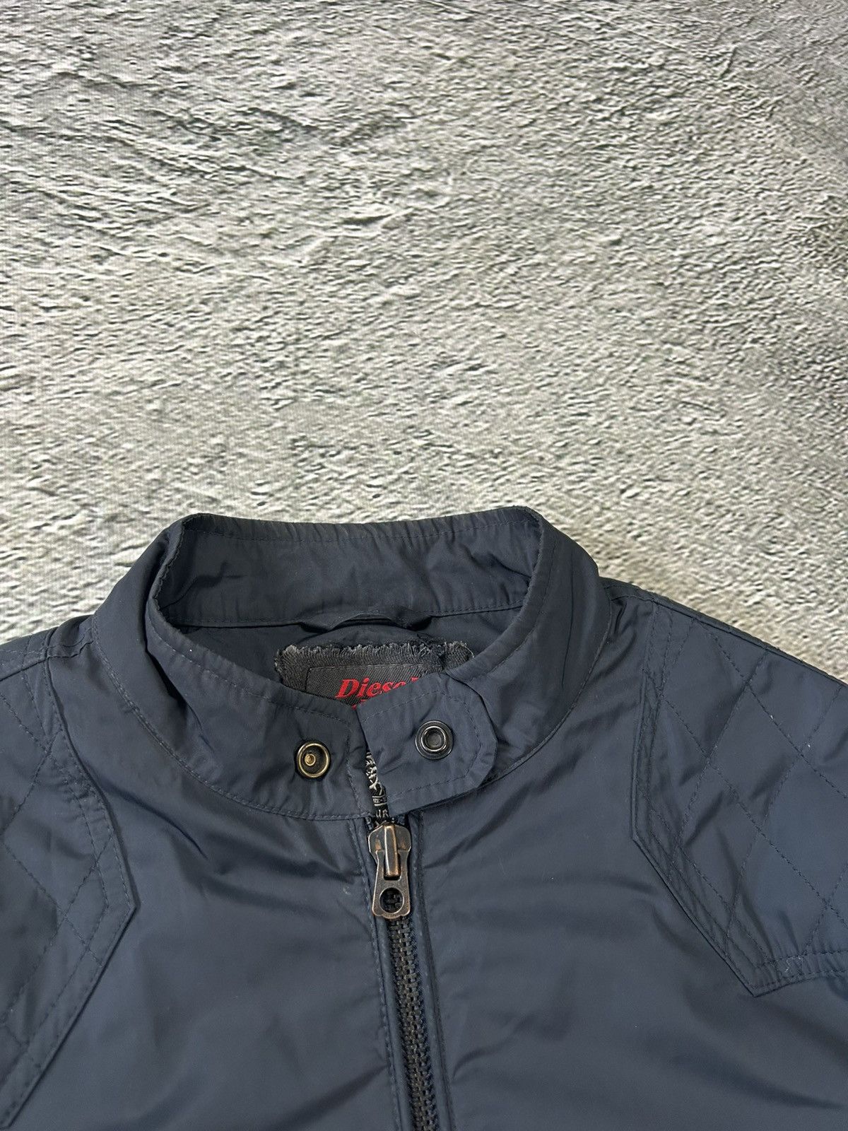 Diesel Diesel nylon jacket navy blue bomber vintage Y2K Size US M / EU 48-50 / 2 - 5 Thumbnail