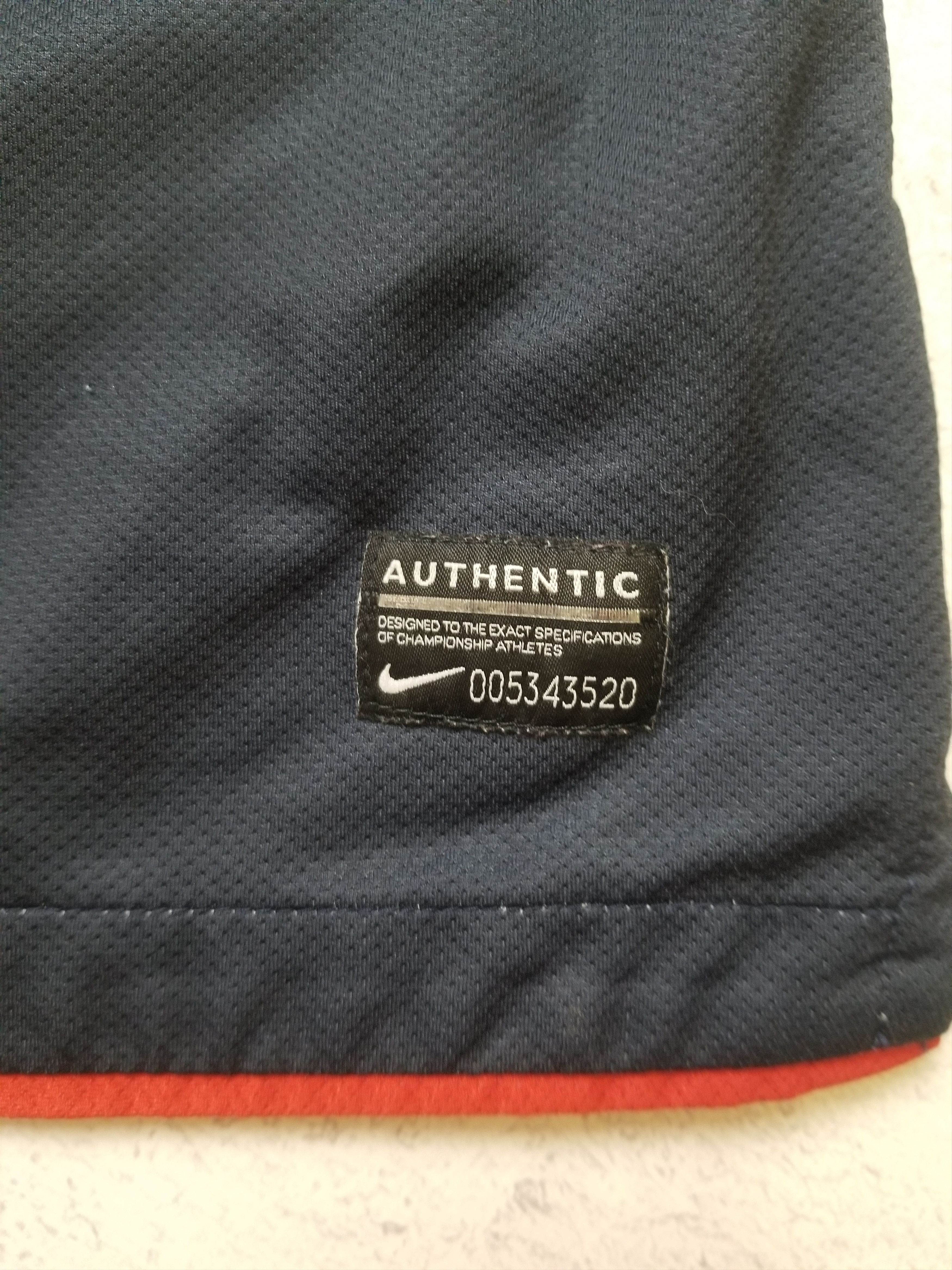 Nike PARIS SAINT GERMAIN 2010 2011 HOME JERSEY Size US M / EU 48-50 / 2 - 16 Thumbnail