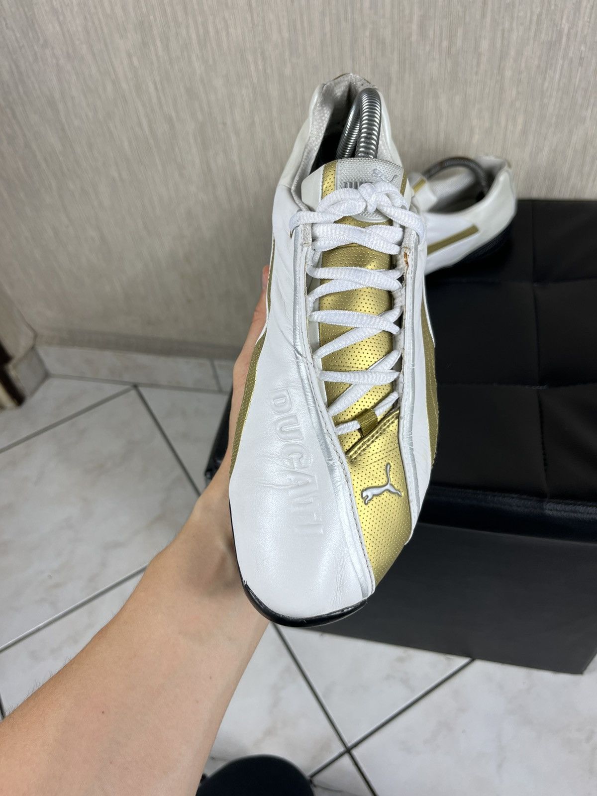Mercedes-Benz × Puma Vintage Puma x Ducati speed cat y2k gold racing shoes retro Size US 8.5 / EU 41-42 - 18 Thumbnail