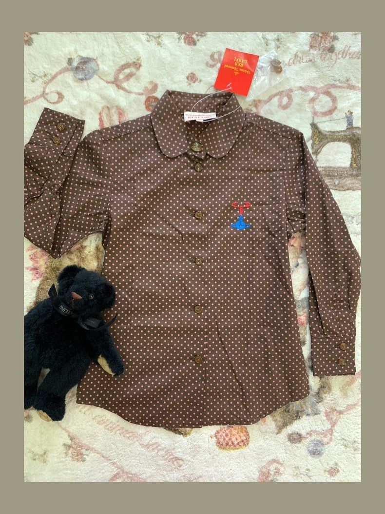 Vivienne Westwood Vivienne Westwood Polka Dot Long Sleeve Shirt - dmc Size US XS / EU 42 / 0 - 1 Thumbnail