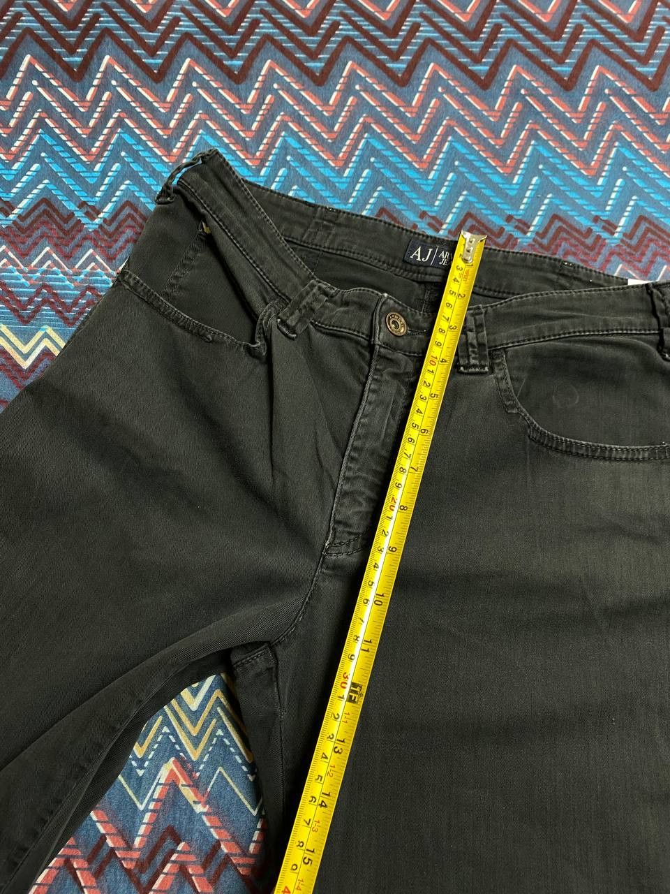 Armani × Vintage Vintage Armani Jeans Metal Logo Denim Pants Size 30 Size US 30 / EU 46 - 6 Thumbnail