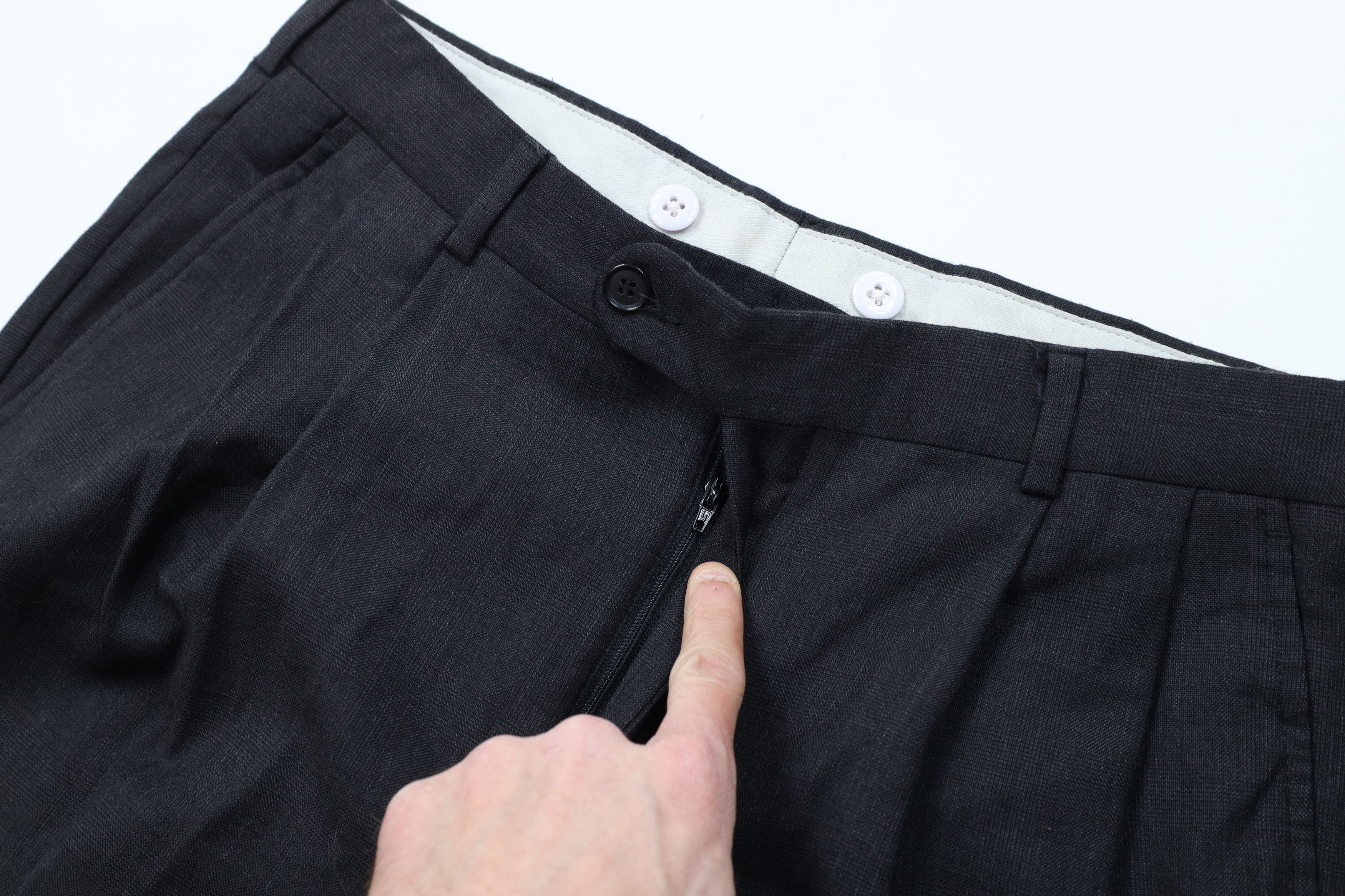Vintage Vintage 70s Streetwear Wool Knit Wide Leg Chino Pants USA Size US 32 / EU 48 - 8 Thumbnail