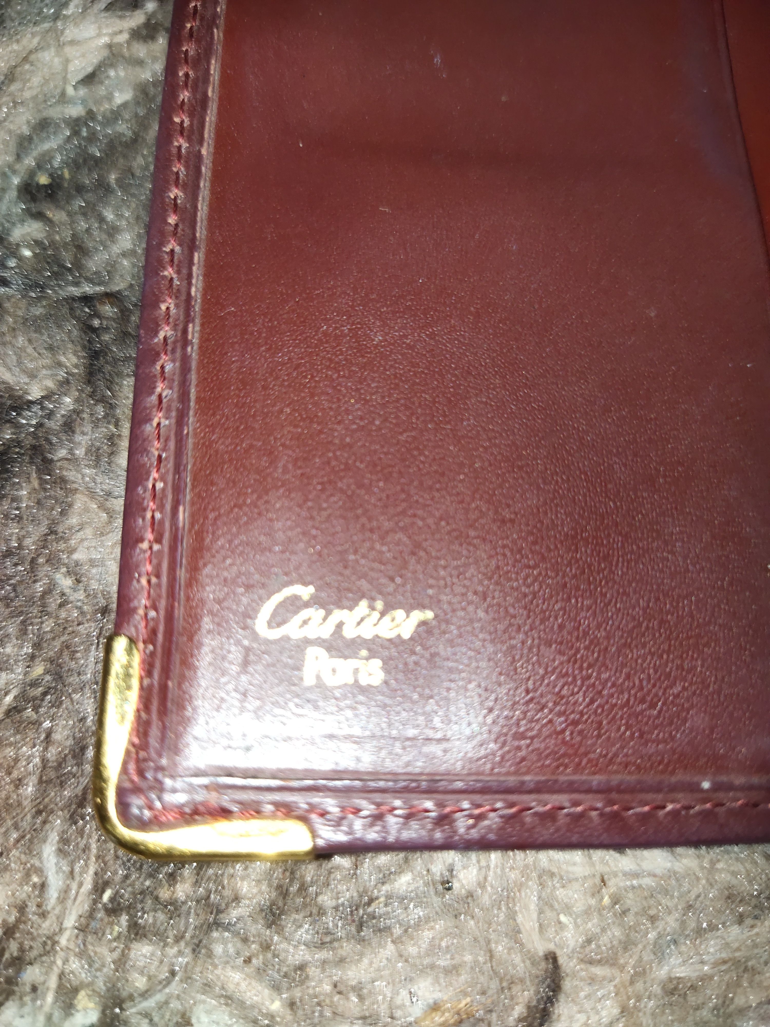 Cartier × Vintage Vintage CARTIER Bi Fold Red Wallet Size ONE SIZE - 2 Thumbnail