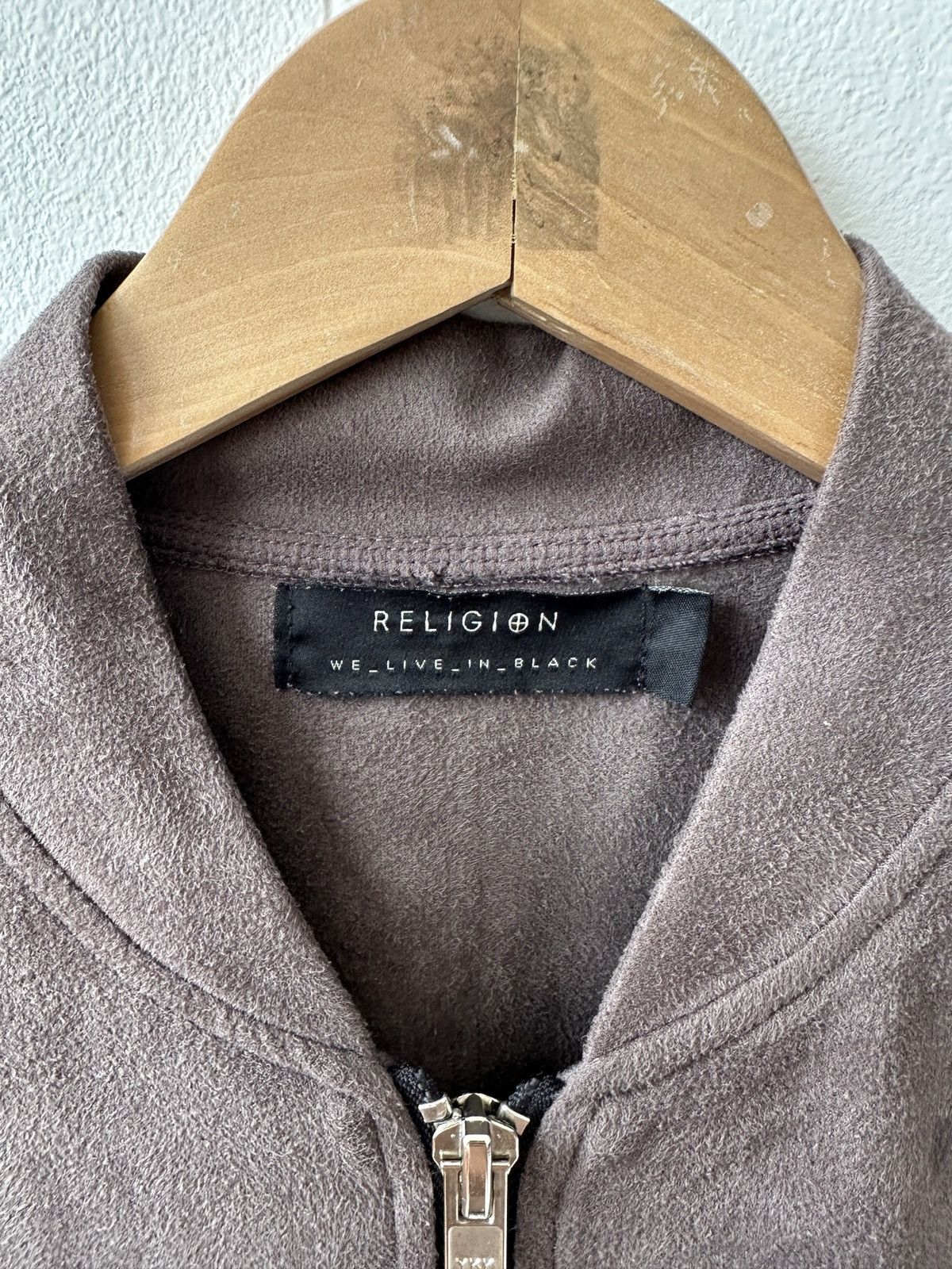 Japanese Brand Religion Bomber Jacket like suede Size US M / EU 48-50 / 2 - 5 Thumbnail