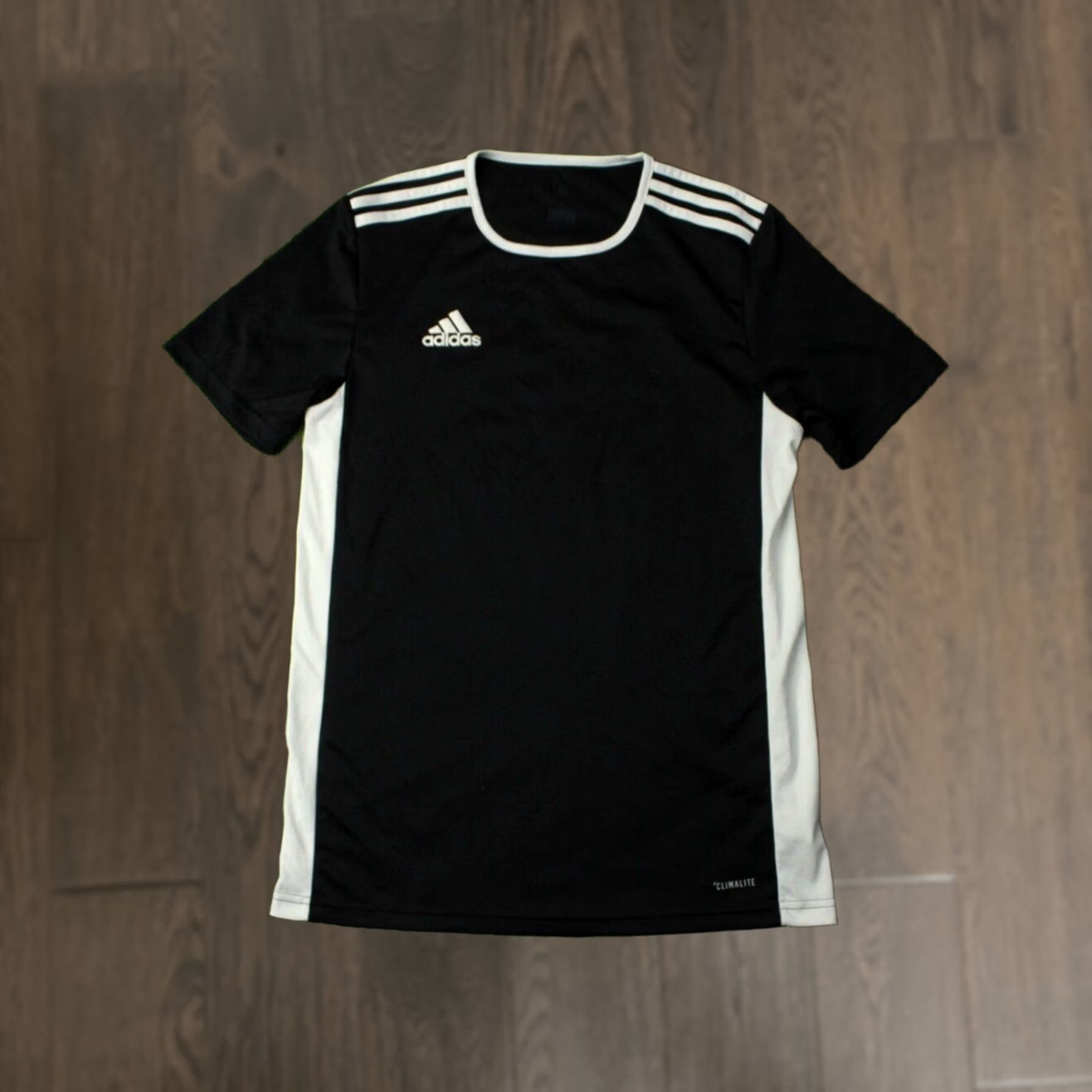 Adidas ADIDAS Performance Football Shirt JERSEY S Mens Black and White 2018 Entrada 100% Polyester Football Pattern Short Sleeve Size US S / EU 44-46 / 1 - 1 Thumbnail