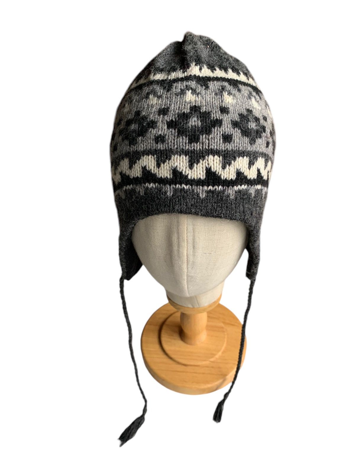 Japanese Brand × Kapital × Vintage Knitted Wool Made In Usa Earflap Winter Session Beanie Hats Size ONE SIZE - 6 Thumbnail