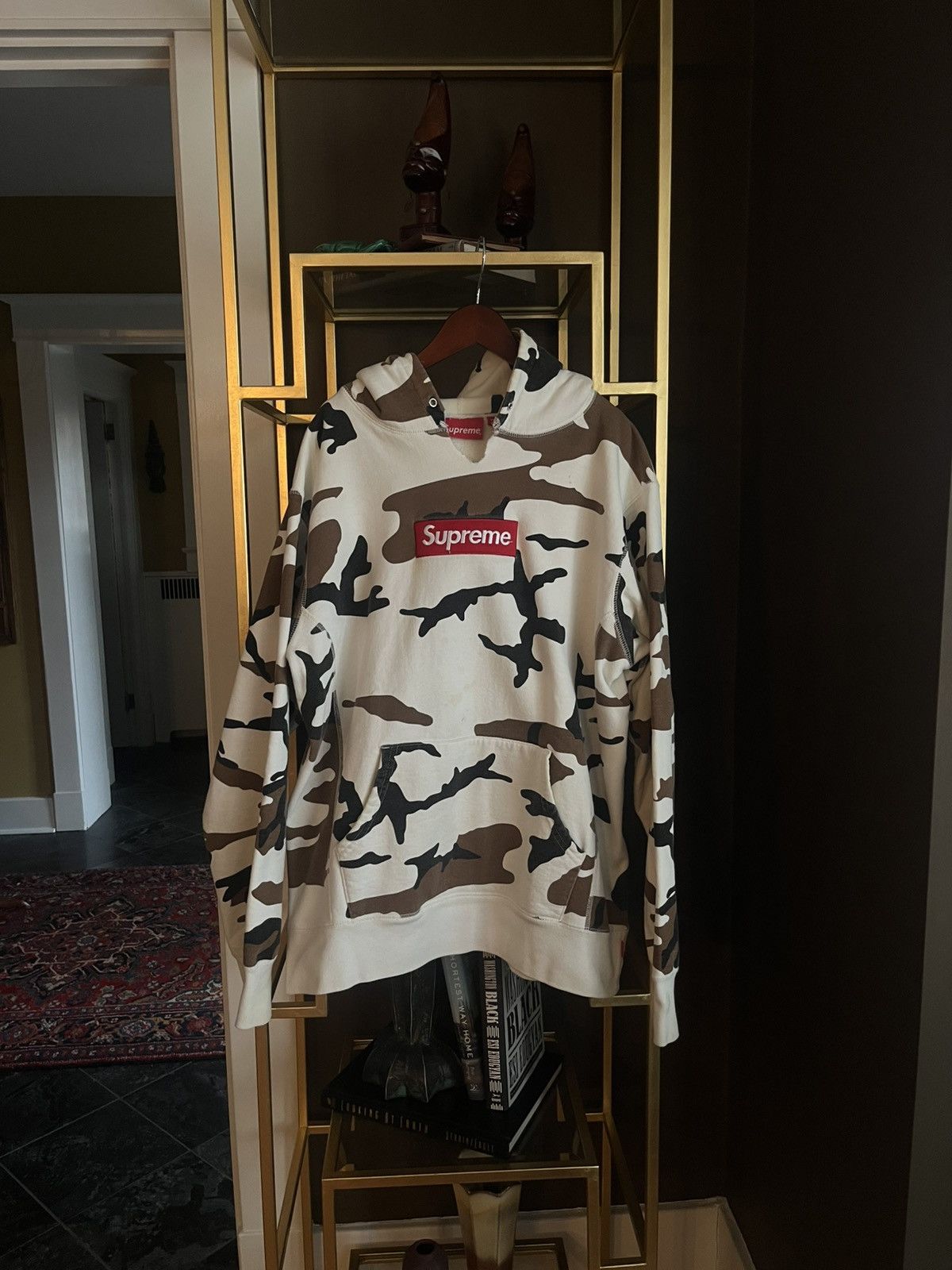 Supreme Supreme Urban Cow Camo Box Logo Hoodie Size US L / EU 52-54 / 3 - 1 Thumbnail