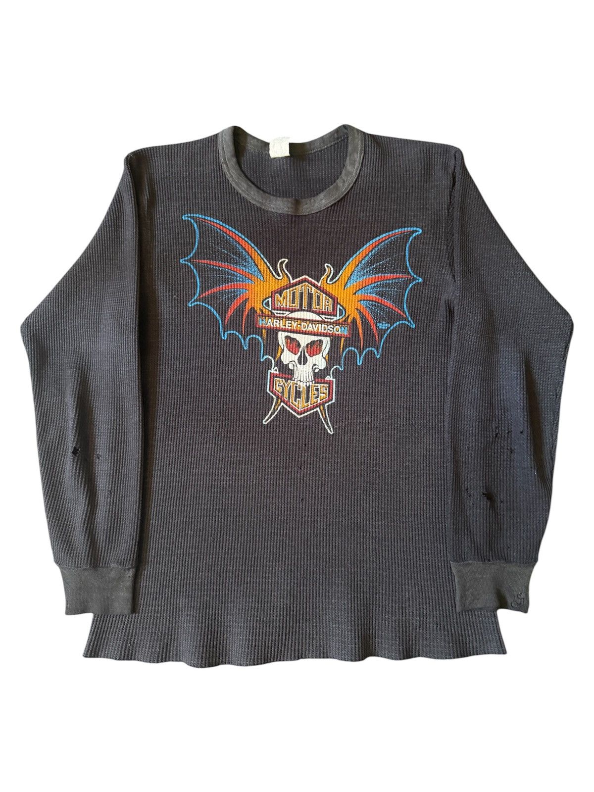 Harley Davidson Harley Davidson Jobbe’s Vintage 1980s Thermal Size US M / EU 48-50 / 2 - 1 Thumbnail