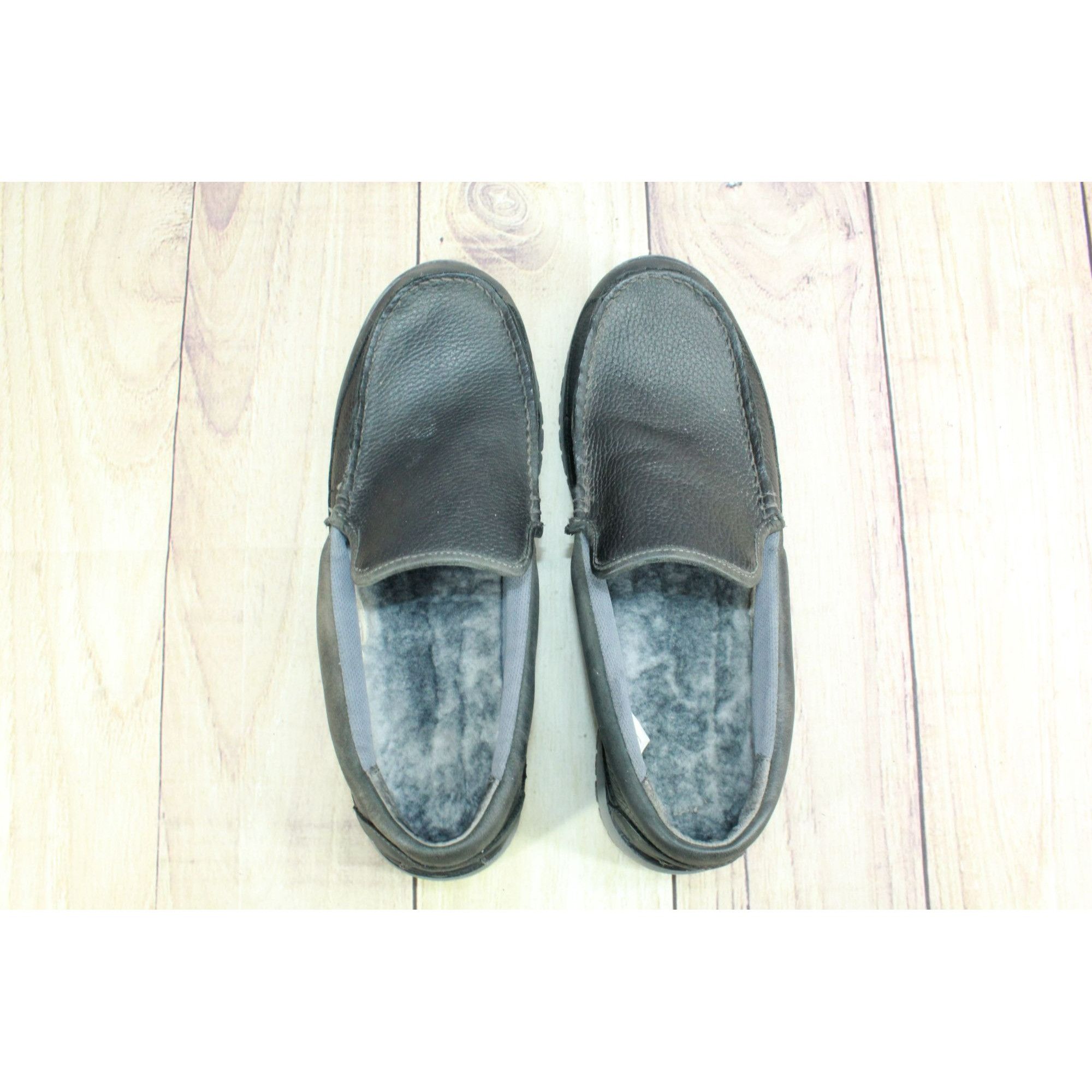 L.L. Bean × Leather LL Bean Men's All Week Slipper Mocs Shearling Lined Size US 11 / EU 44 - 7 Thumbnail