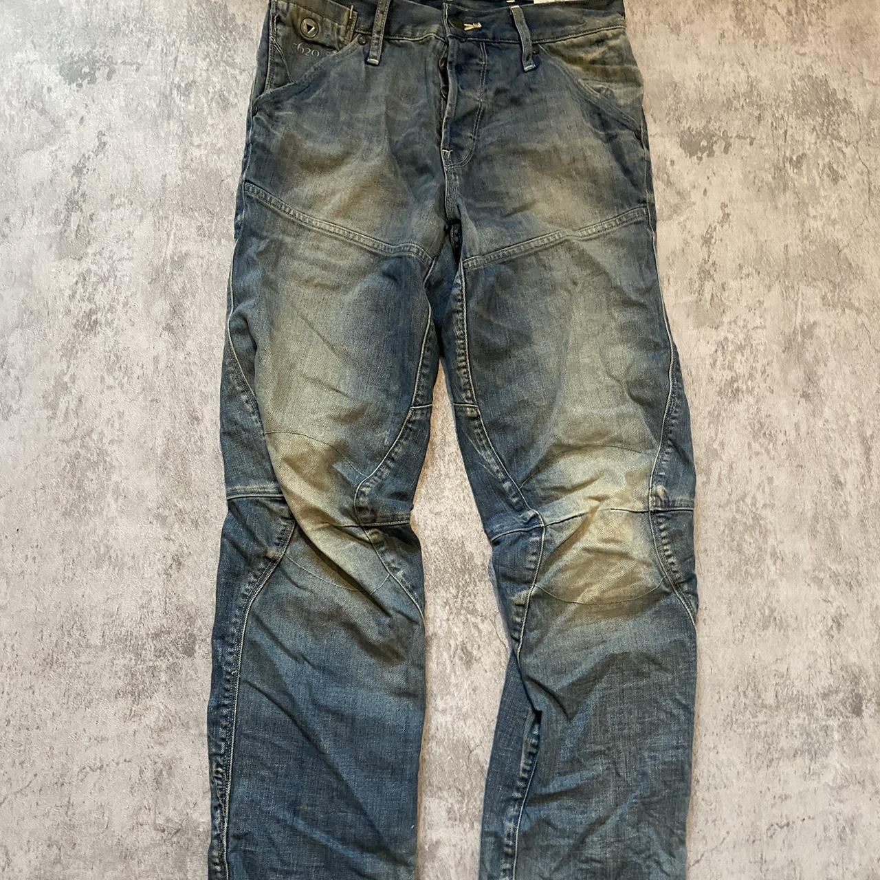 G-Star G-Star raw denim jeans with white paint markings Size US 32 / EU 48 - 2 Thumbnail
