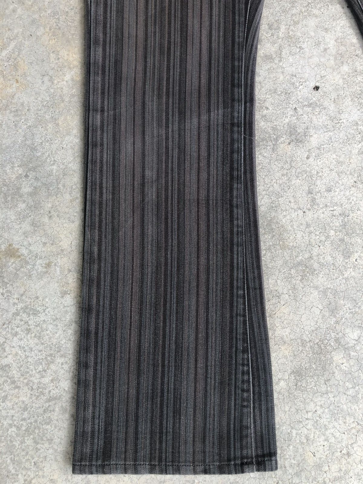 semanticdesign Japanese Semantic Design Flared Distressed Hickory Stripe Size US 29 - 6 Thumbnail
