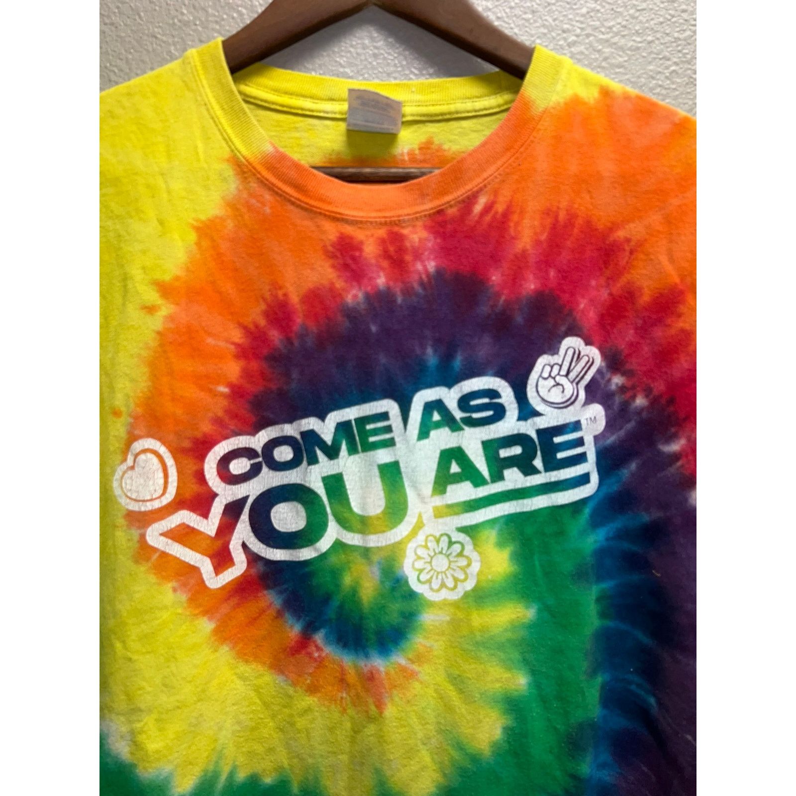 Crocs Crocs Shirt Come As Your Are Tie Dye Shoe Promo Tee XL Size US XL / EU 56 / 4 - 2 Thumbnail