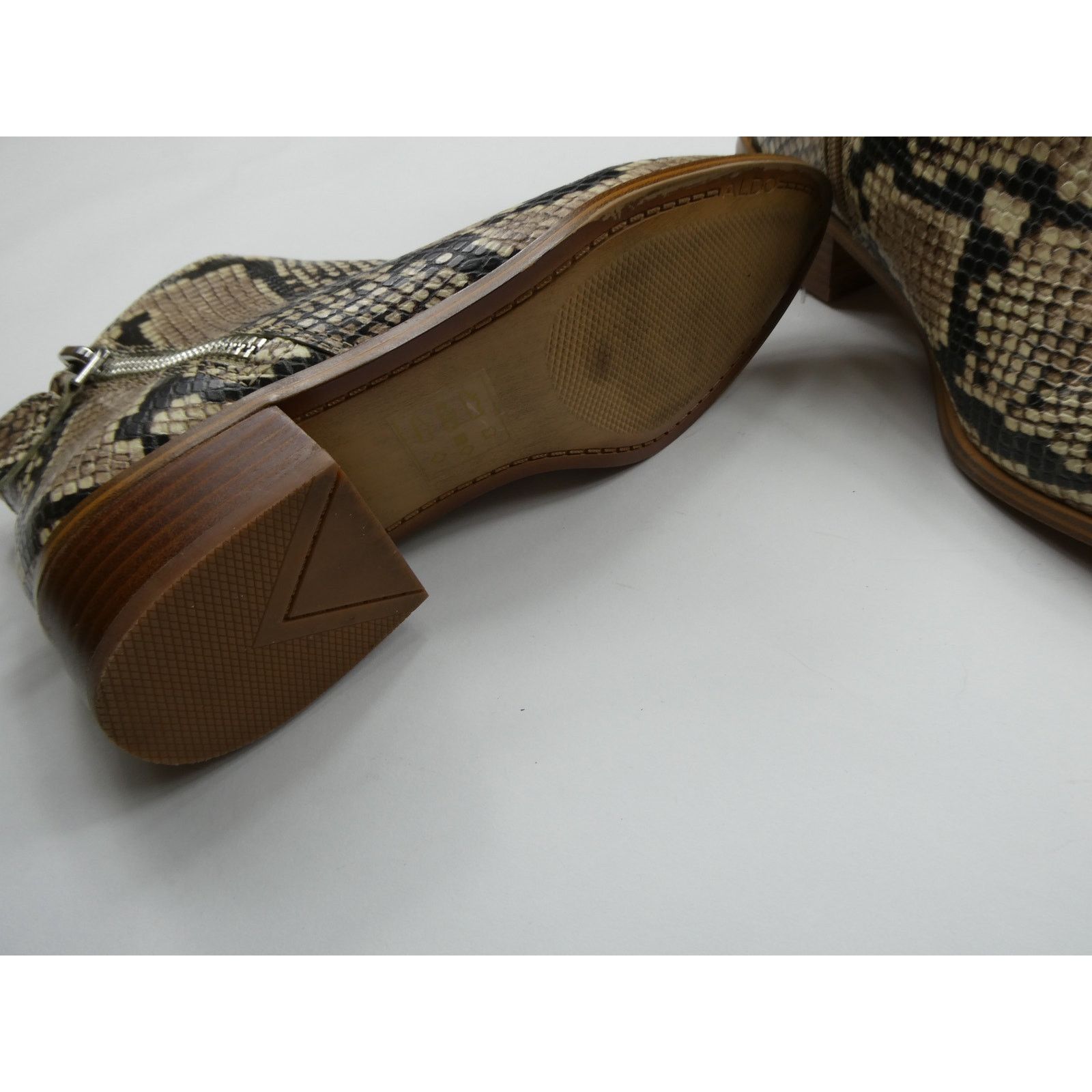 Aldo ALDO python print booties, size 7, new without box Size US 7 / IT 37 - 5 Thumbnail