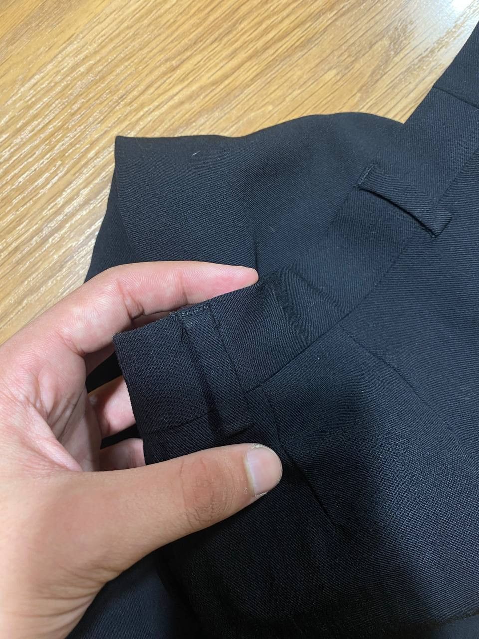 Yves Saint Laurent 90s Yves Saint Laurent vintage navy chino pants YSL big logo Size US 34 / EU 50 - 20 Thumbnail