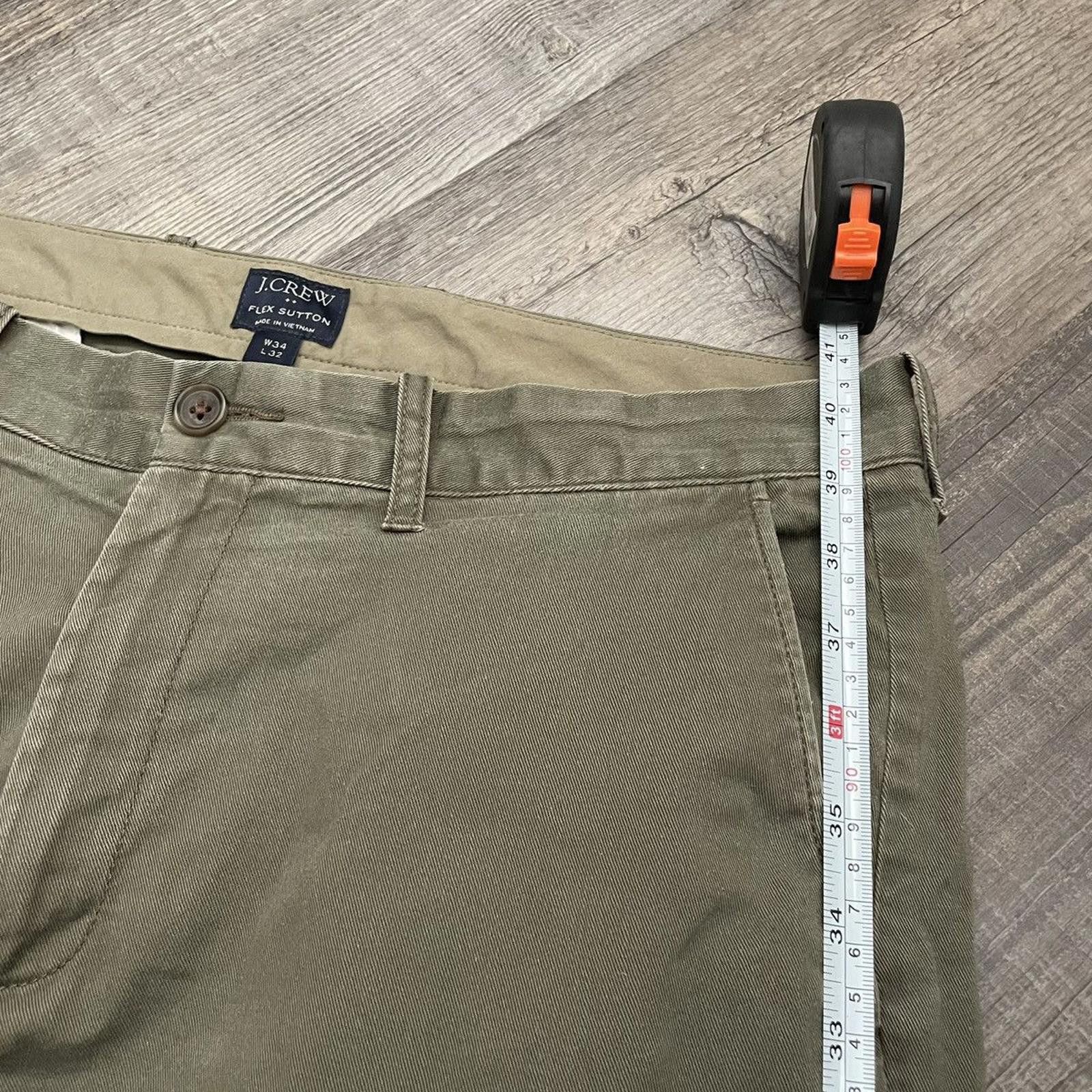 J.Crew J. CREW • Trousers "Green" (34X32) Size US 34 / EU 50 - 5 Thumbnail