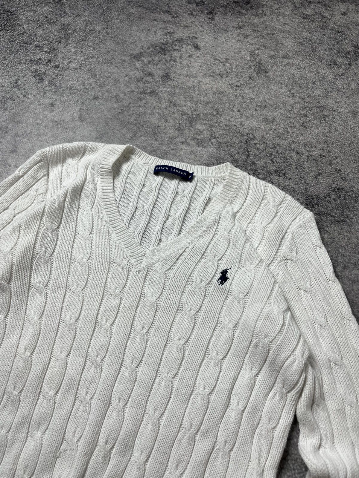 Polo Ralph Lauren 🔥90’s Ralph Lauren Polo Oldmoney Cable Knit Sweater Size M / US 6-8 / IT 42-44 - 4 Thumbnail