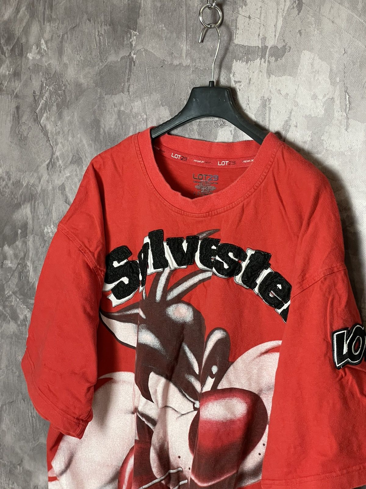 Vintage Y2K Lot 29 Sylvester The Cat Red T-Shirt Size US XXL / EU 58 / 5 - 5 Thumbnail