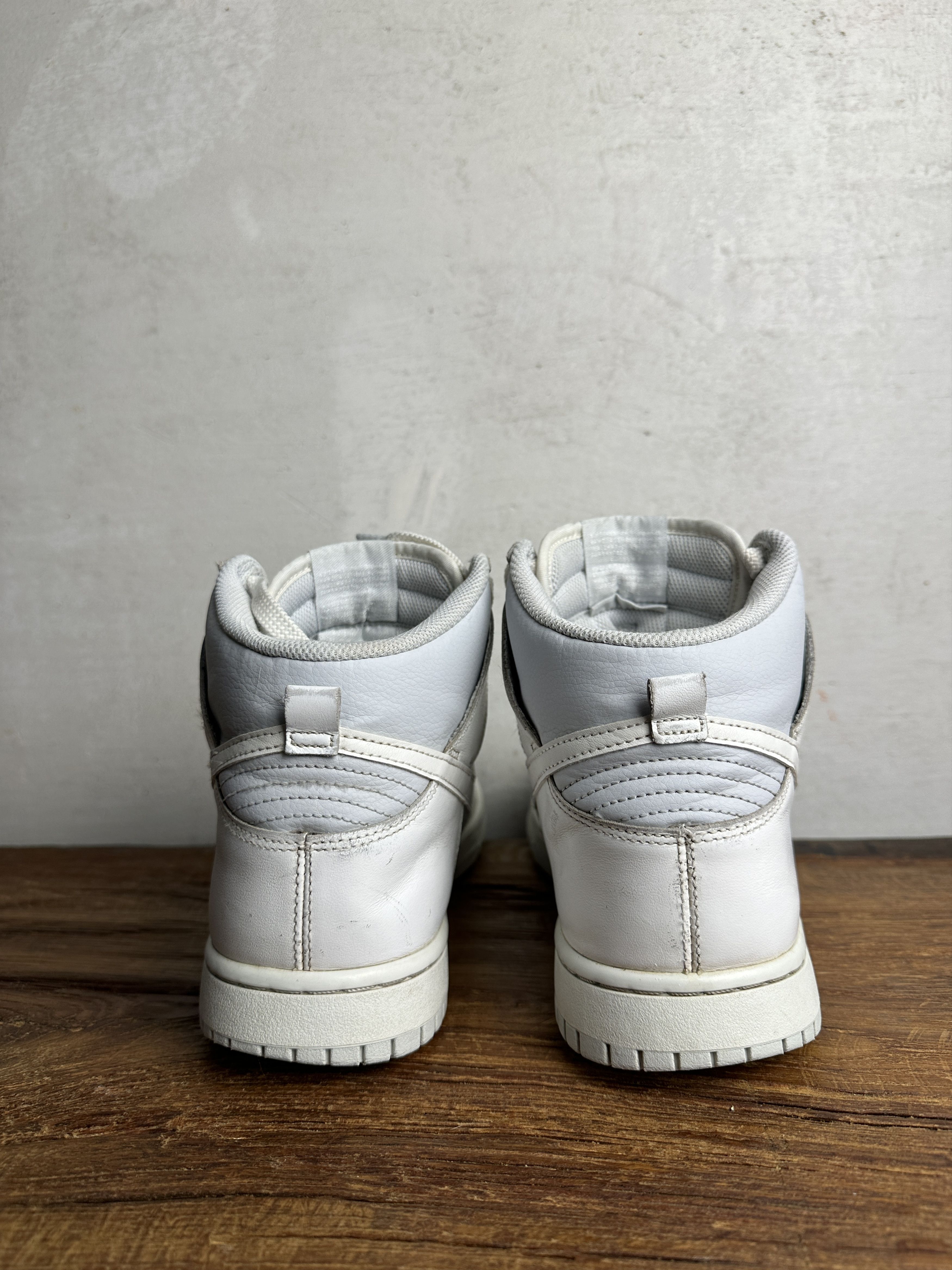 Nike Nike Dunk High Retro White/Grey Sneakers Size US 11 / EU 44 - 6 Thumbnail