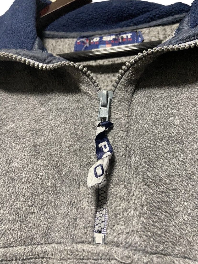 Polo Ralph Lauren × Ralph Lauren Sport × Vintage Vintage Polo Sport Quarter Zip Fleece USA Flag Size S Size US S / EU 44-46 / 1 - 3 Thumbnail